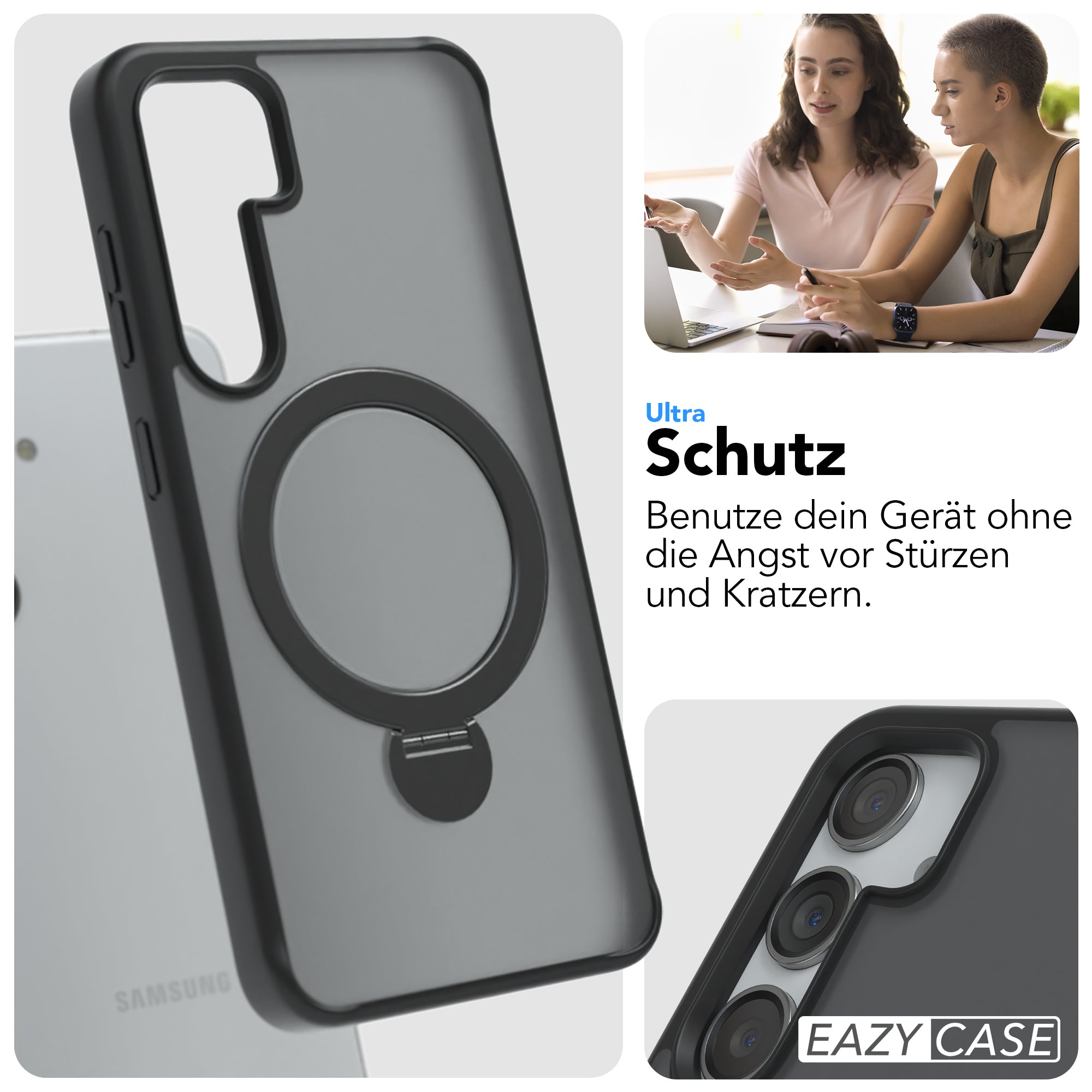 Galaxy S24 Outdoor Hülle + drehbarer Ring mit MagSafe