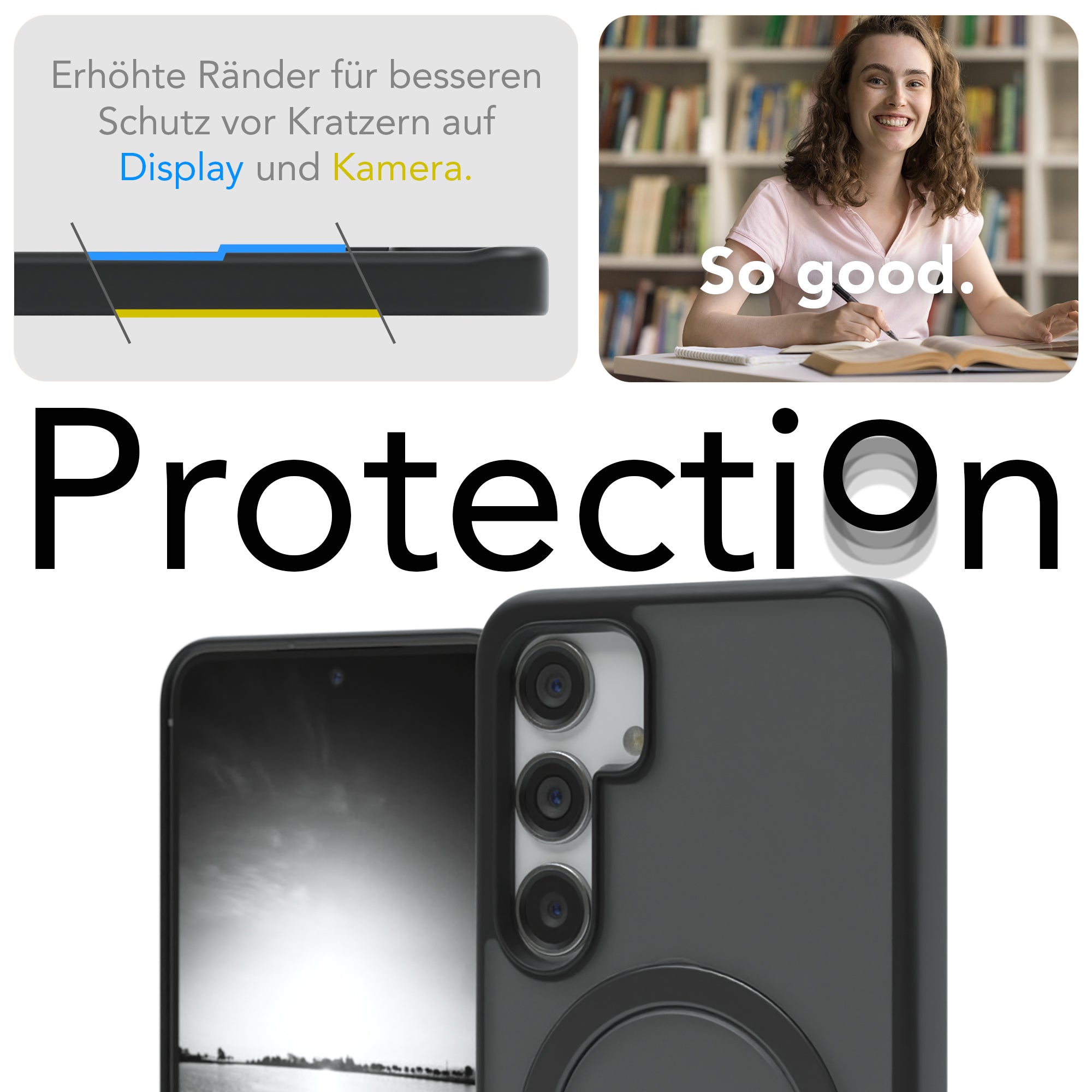 Galaxy S24 Outdoor Hülle + drehbarer Ring mit MagSafe