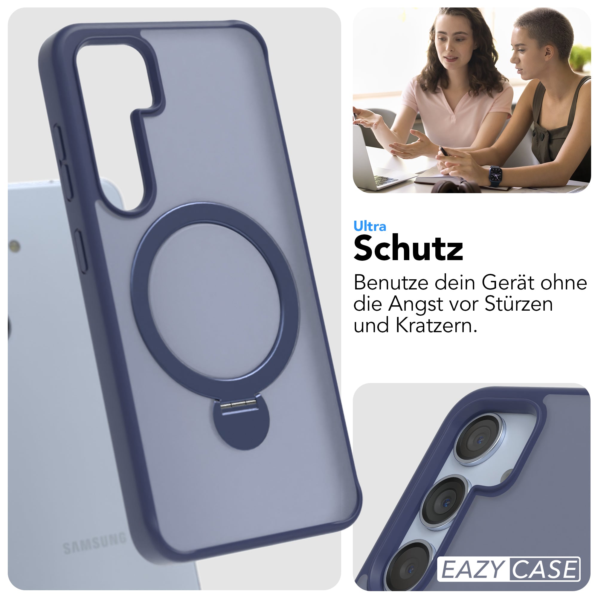 Galaxy S24 Outdoor Hülle + drehbarer Ring mit MagSafe
