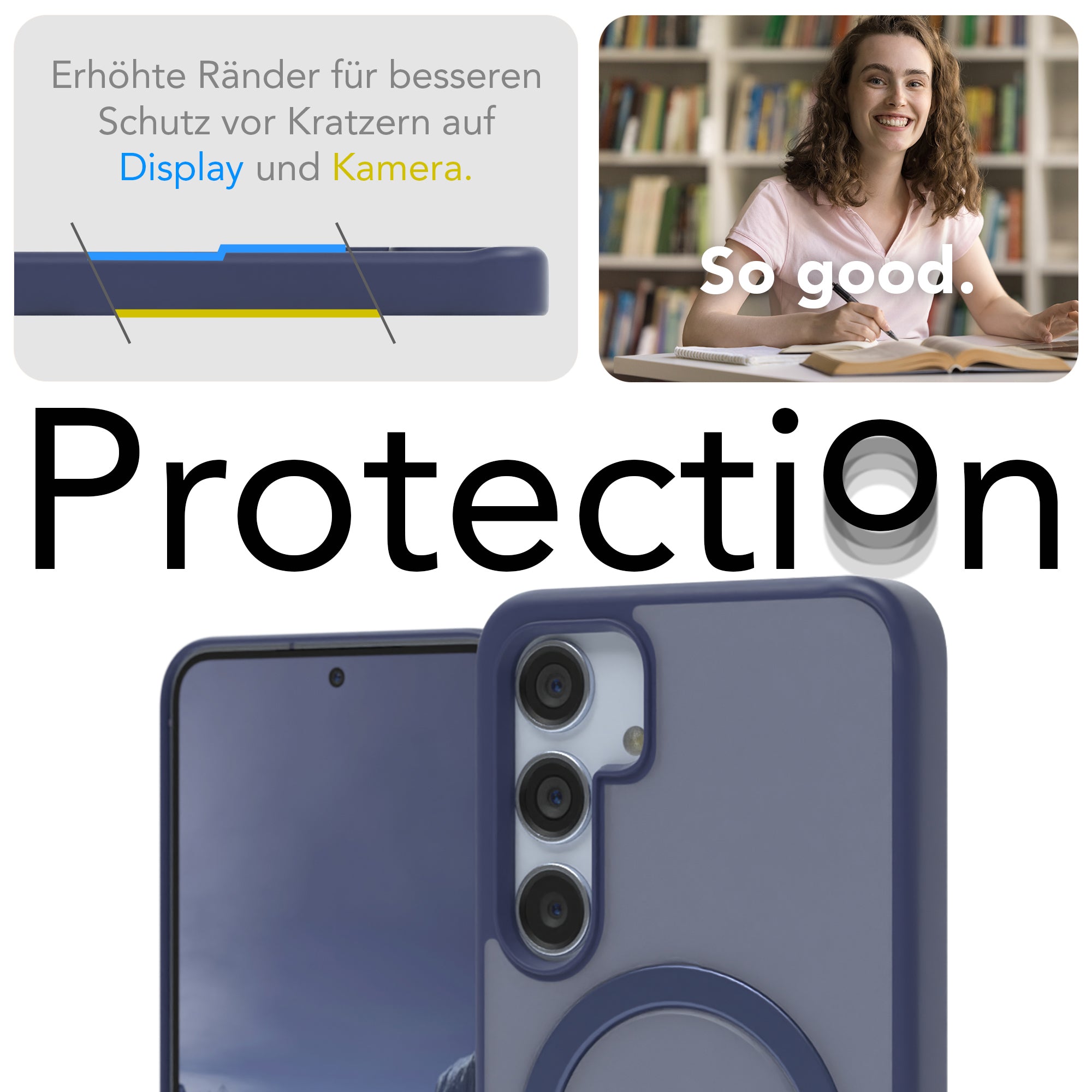 Galaxy S24 Outdoor Hülle + drehbarer Ring mit MagSafe