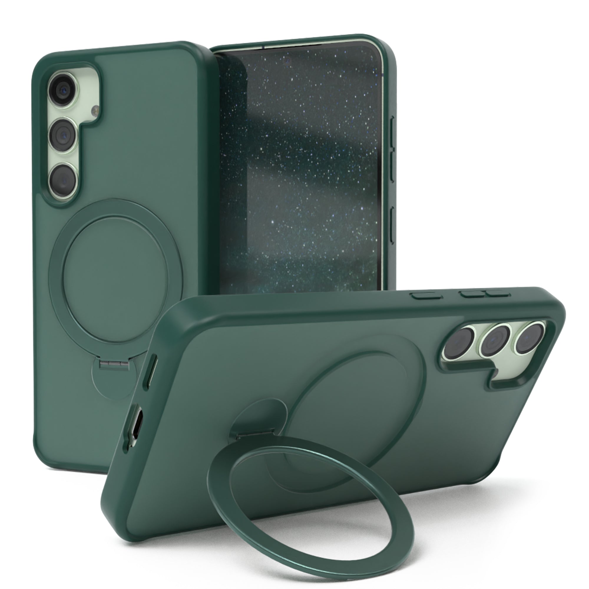 Galaxy S24 Outdoor Hülle + drehbarer Ring mit MagSafe