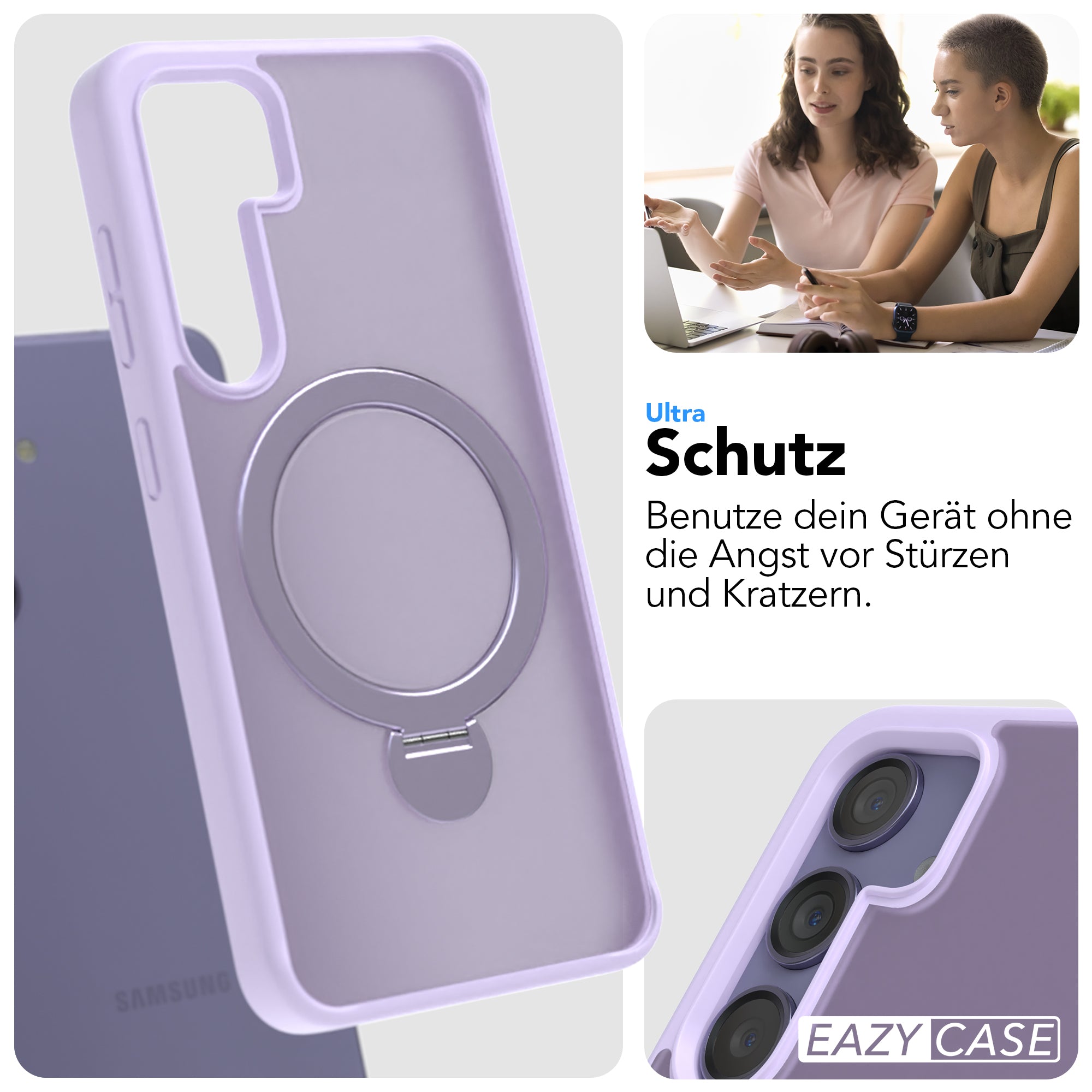 Galaxy S24 Outdoor Hülle + drehbarer Ring mit MagSafe