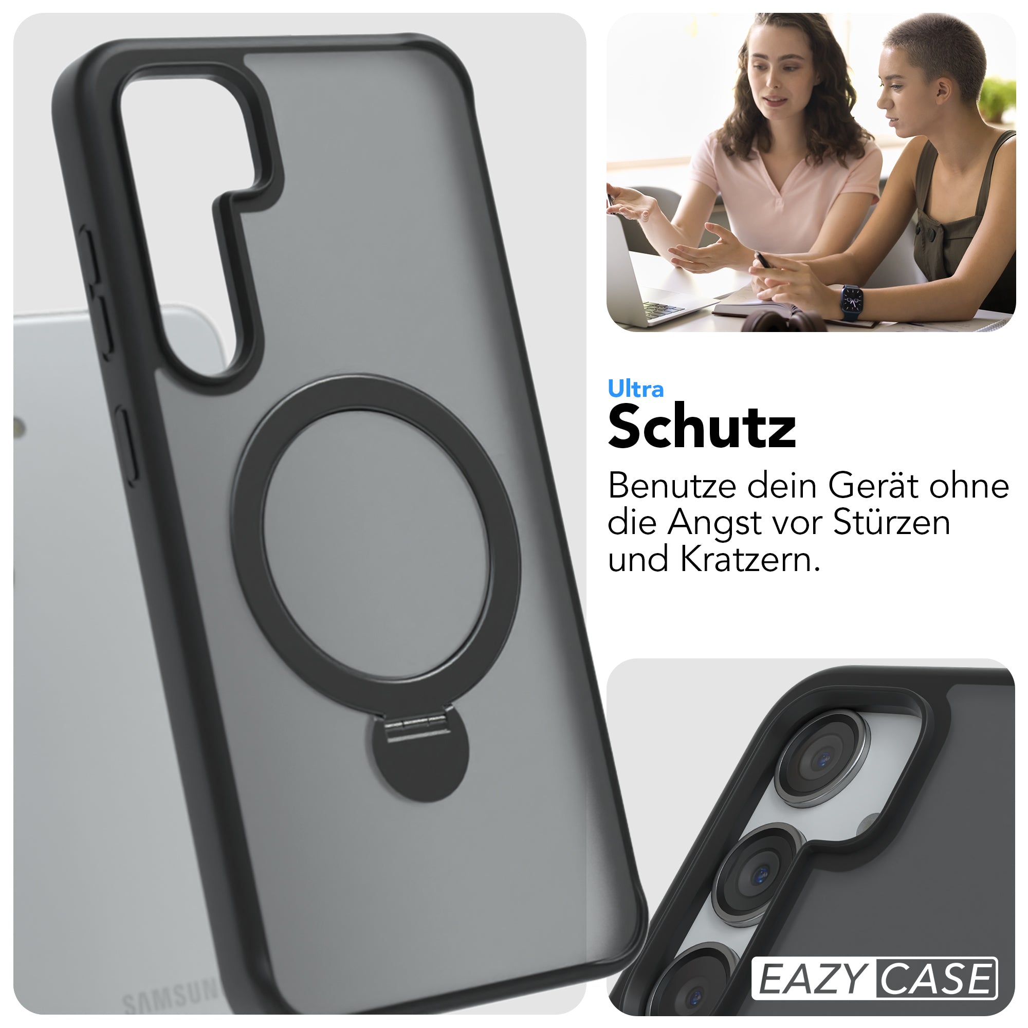 Galaxy S24 Plus Outdoor Hülle + drehbarer Ring mit MagSafe