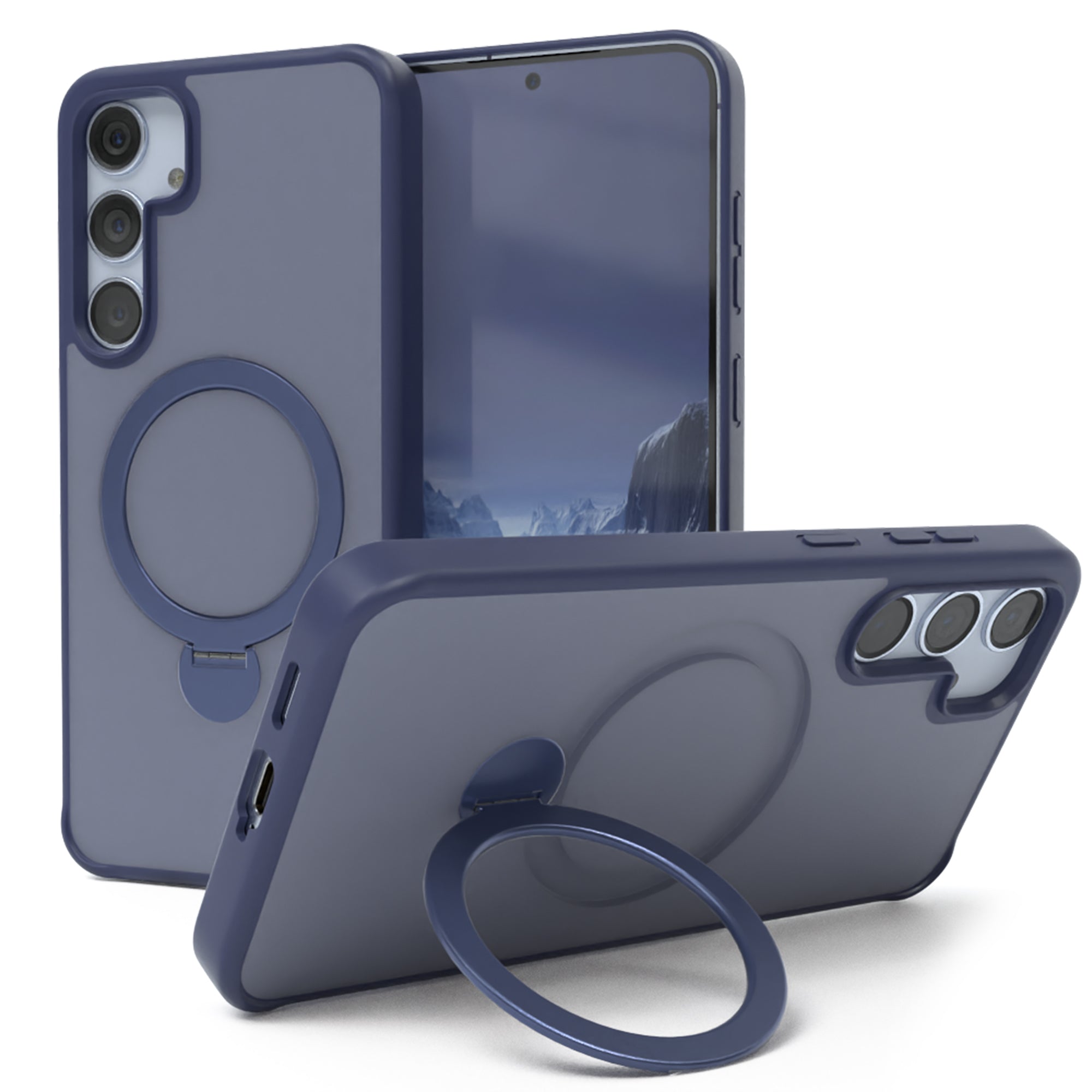 Galaxy S24 Plus Outdoor Hülle + drehbarer Ring mit MagSafe