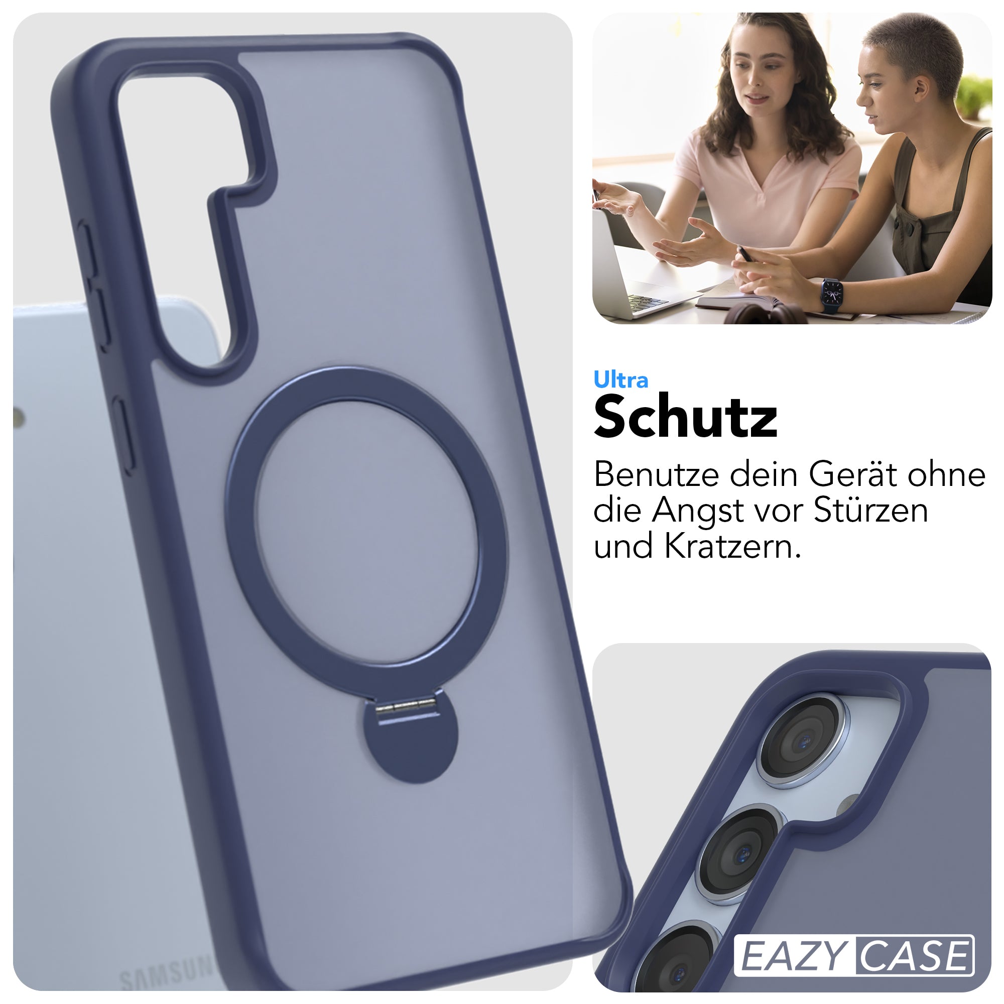Galaxy S24 Plus Outdoor Hülle + drehbarer Ring mit MagSafe