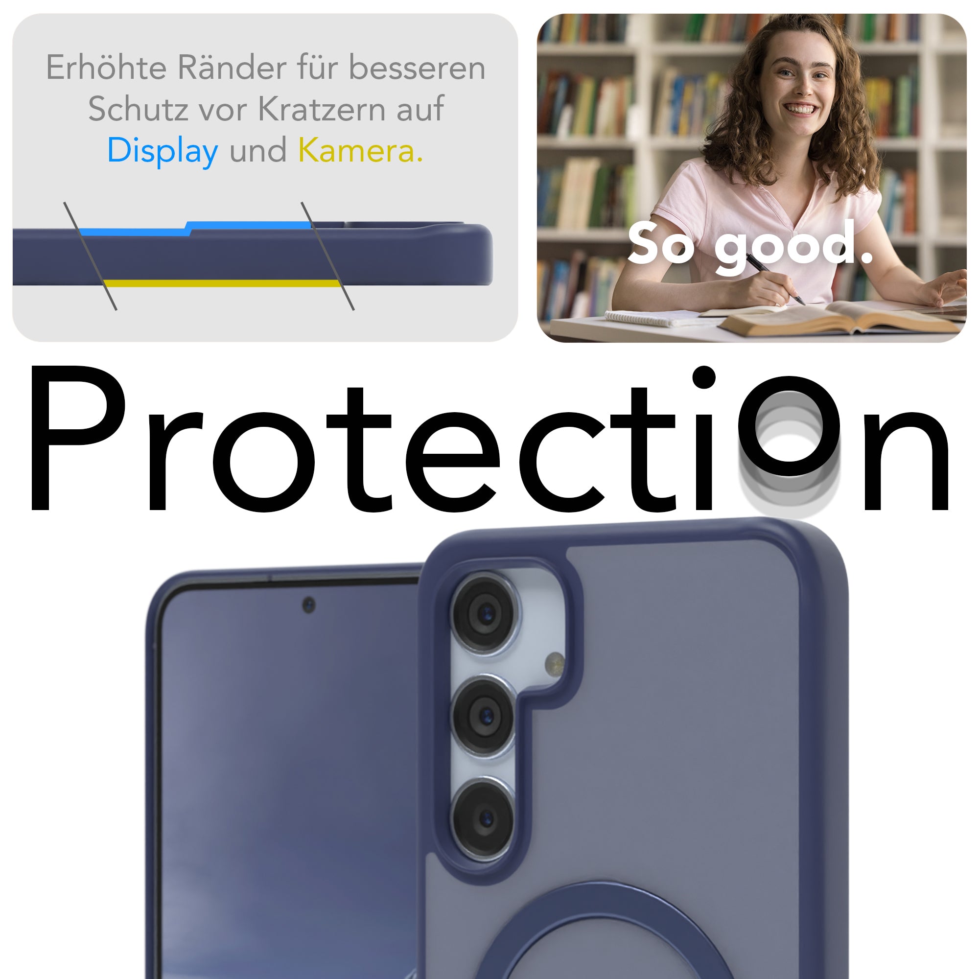 Galaxy S24 Plus Outdoor Hülle + drehbarer Ring mit MagSafe