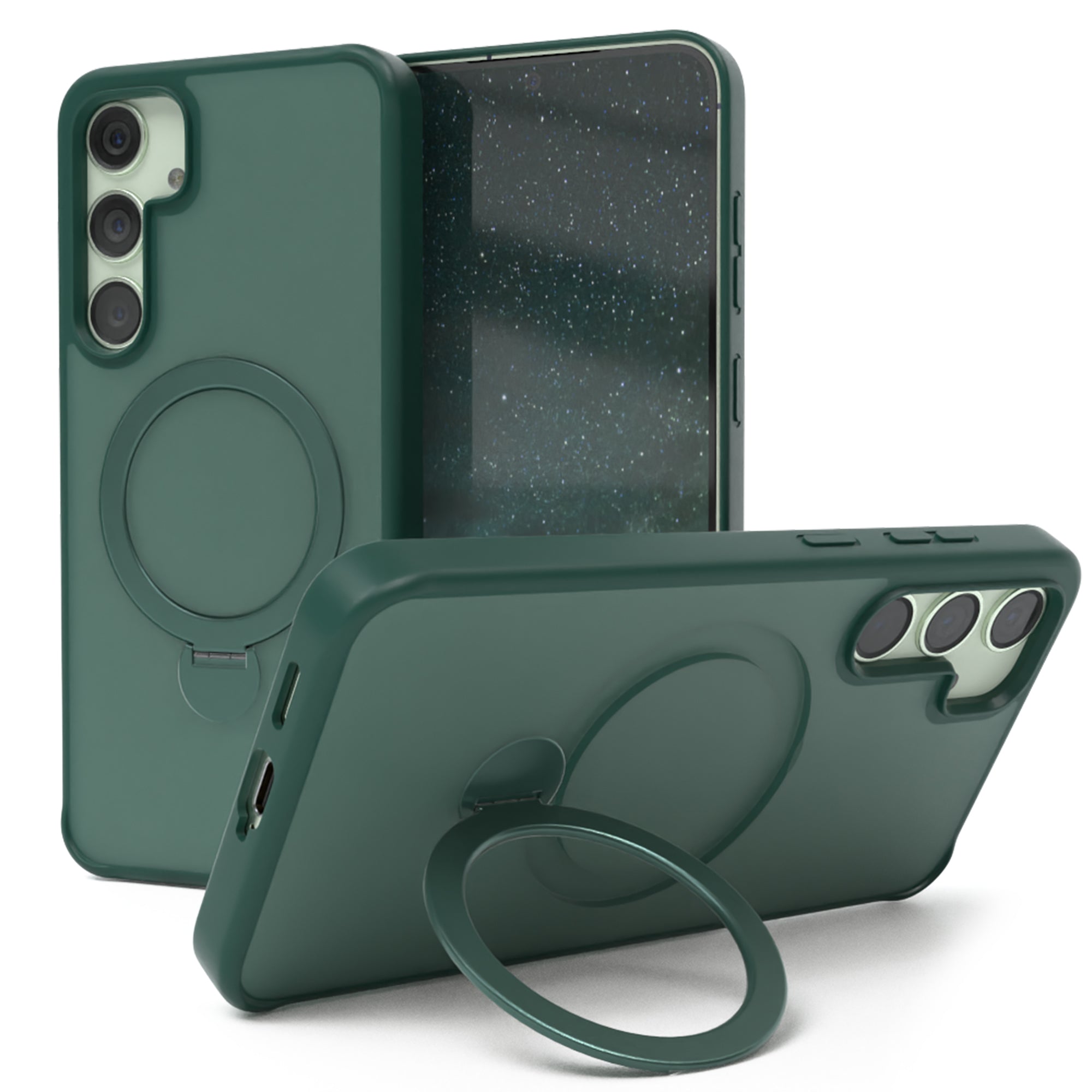 Galaxy S24 Plus Outdoor Hülle + drehbarer Ring mit MagSafe