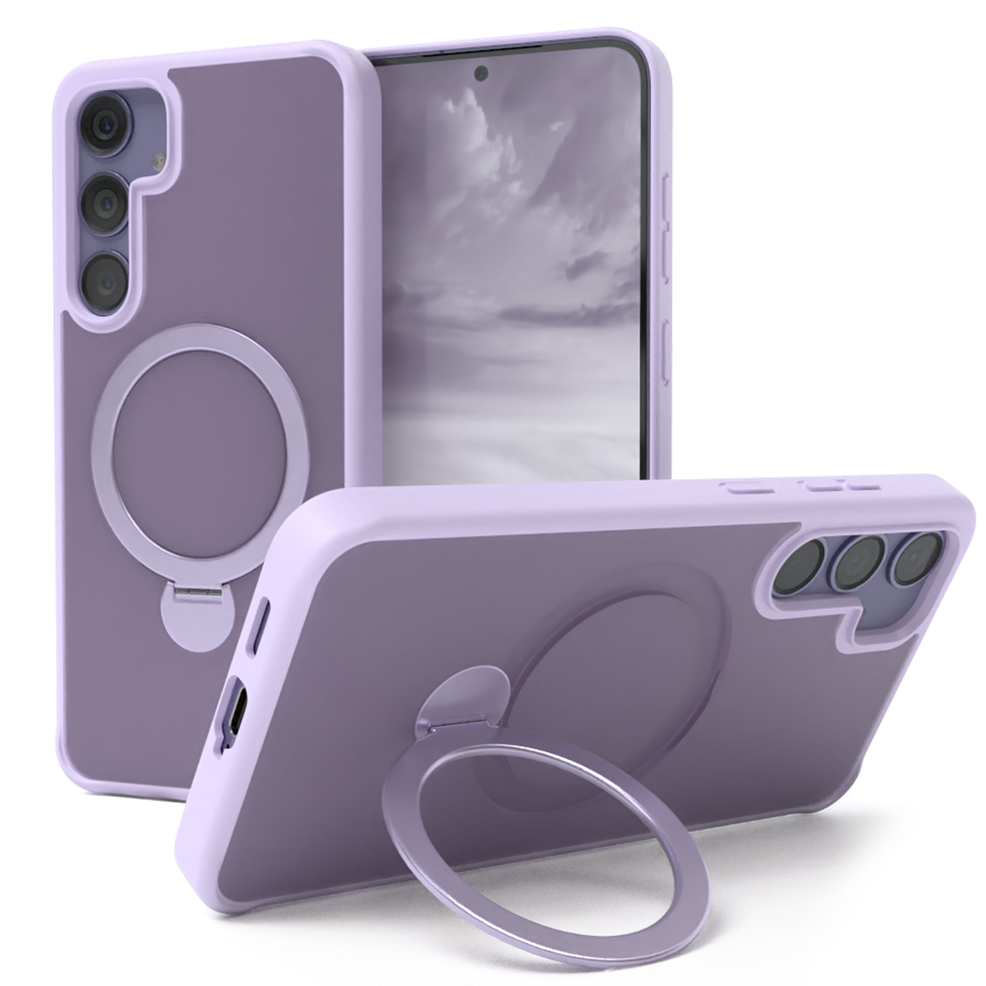 Galaxy S24 Plus Outdoor Hülle + drehbarer Ring mit MagSafe