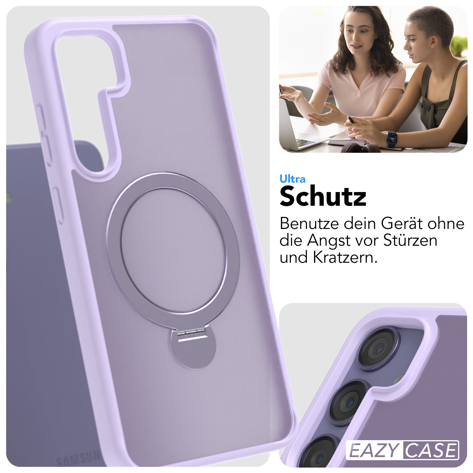 Galaxy S24 Plus Outdoor Hülle + drehbarer Ring mit MagSafe