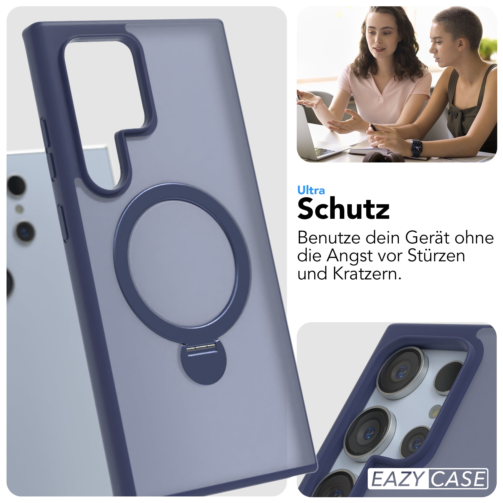 Galaxy S24 Ultra Outdoor Hülle + drehbarer Ring mit MagSafe