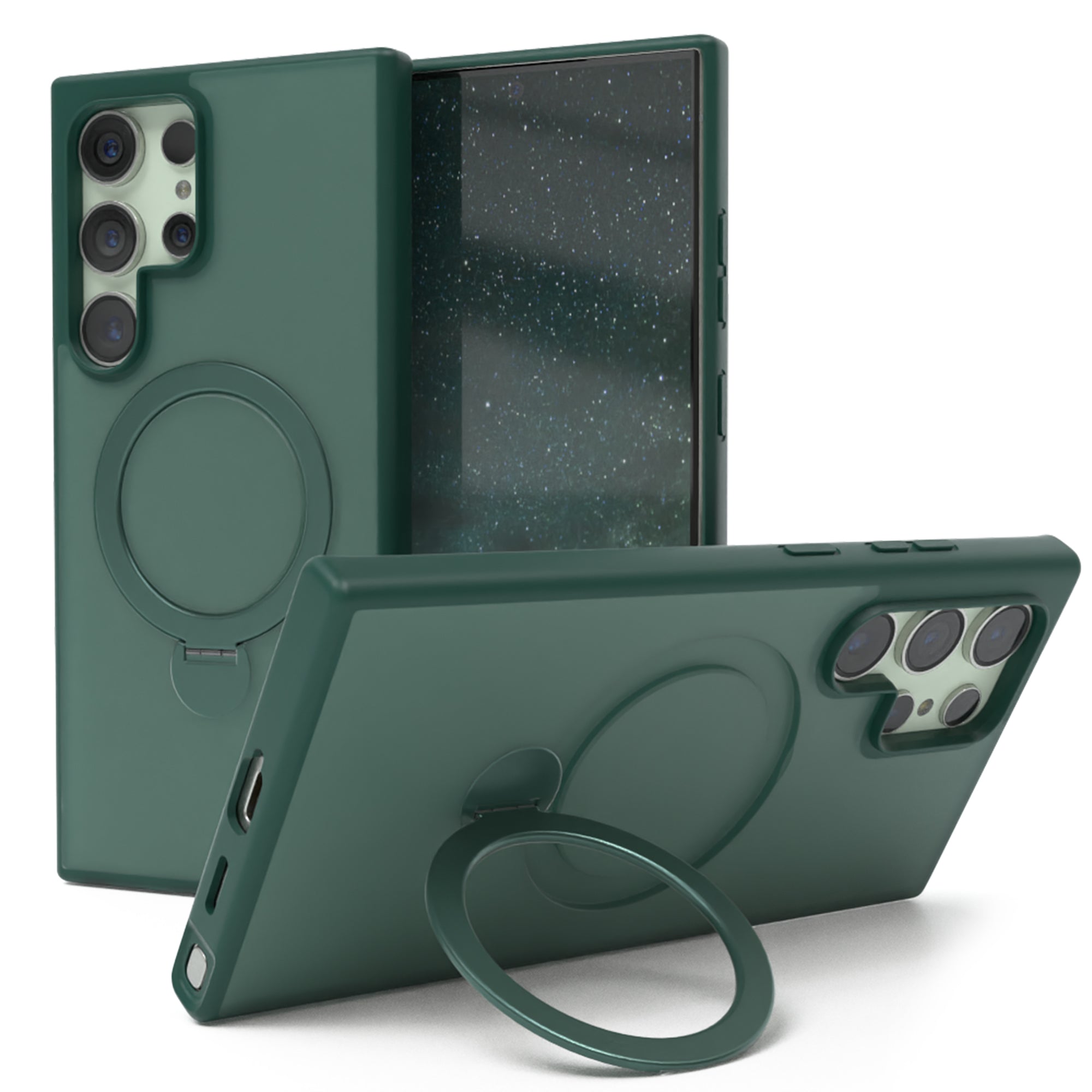Galaxy S24 Ultra Outdoor Hülle + drehbarer Ring mit MagSafe