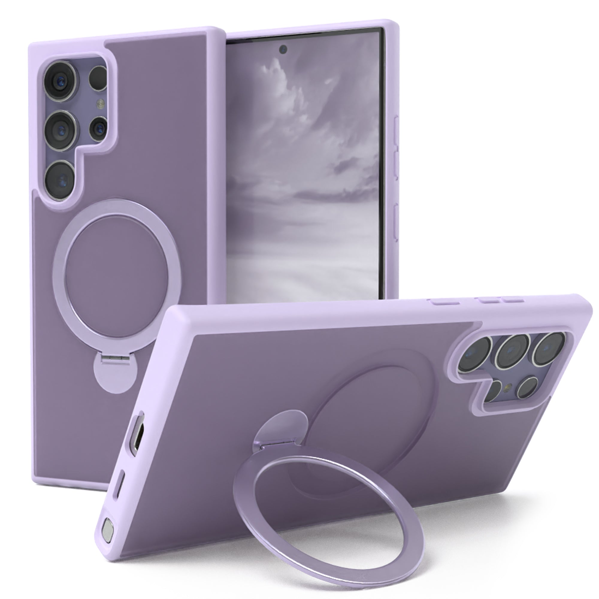 Galaxy S24 Ultra Outdoor Hülle + drehbarer Ring mit MagSafe