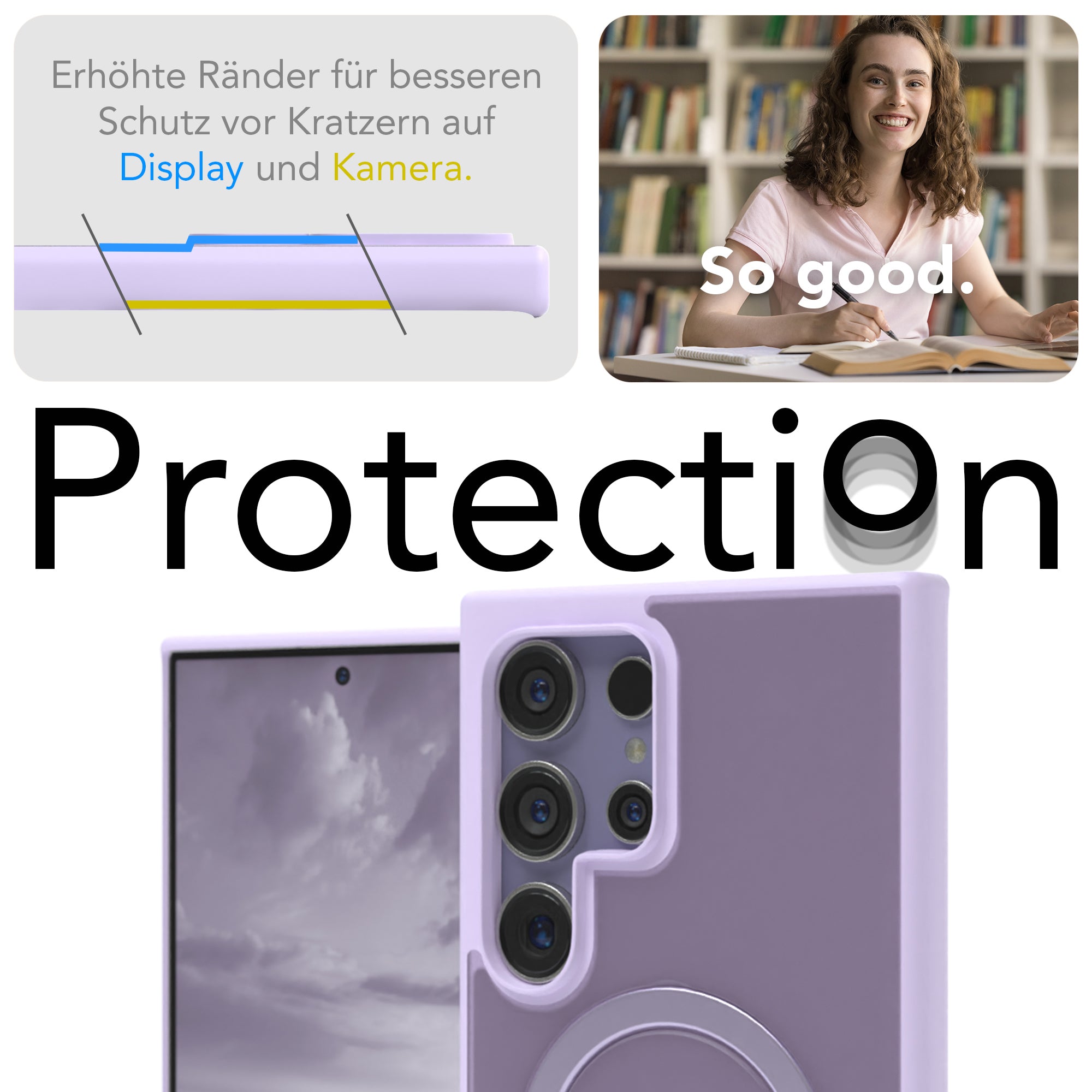 Galaxy S24 Ultra Outdoor Hülle + drehbarer Ring mit MagSafe