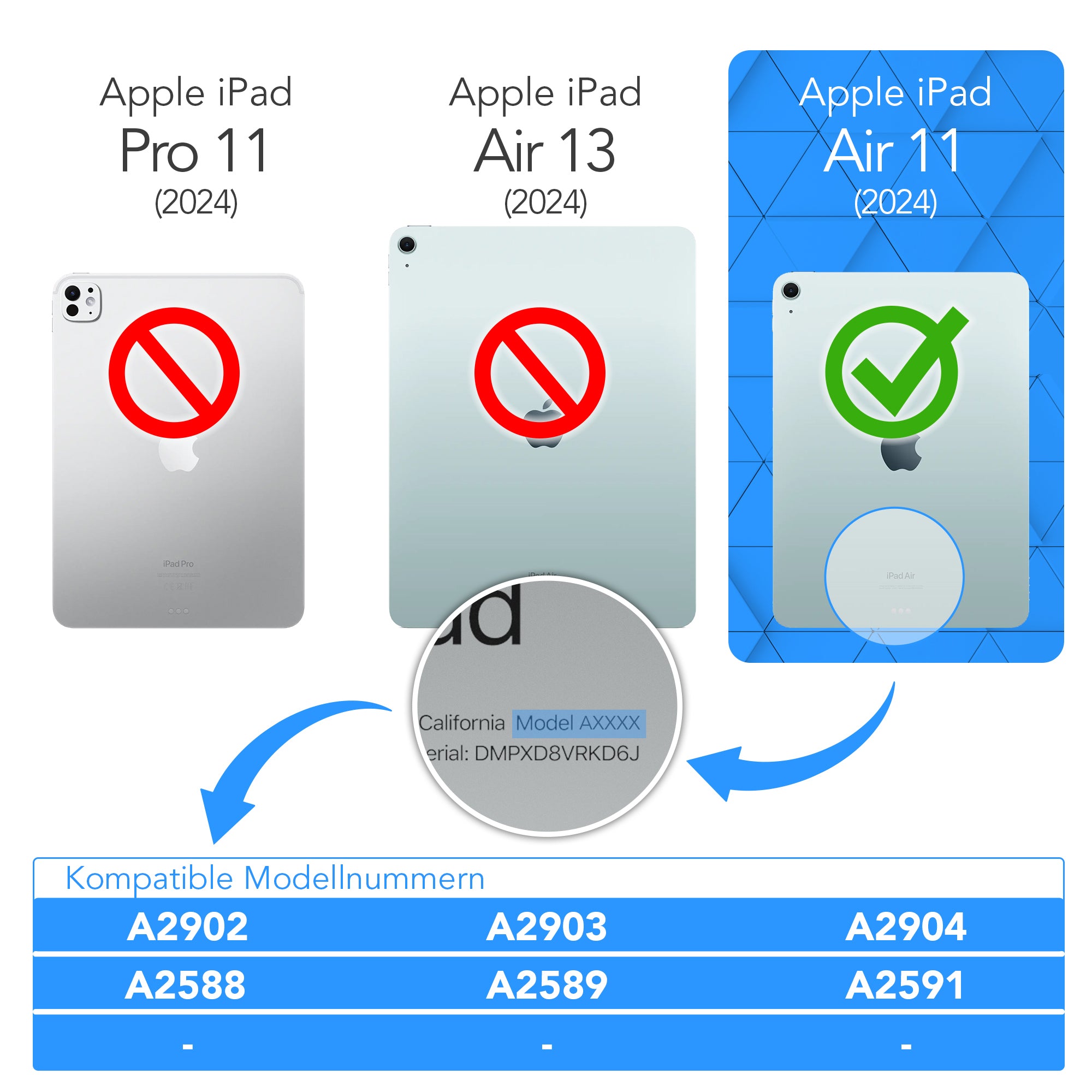 iPad Air 11'' (2024) Smartcase mit Stifthalter