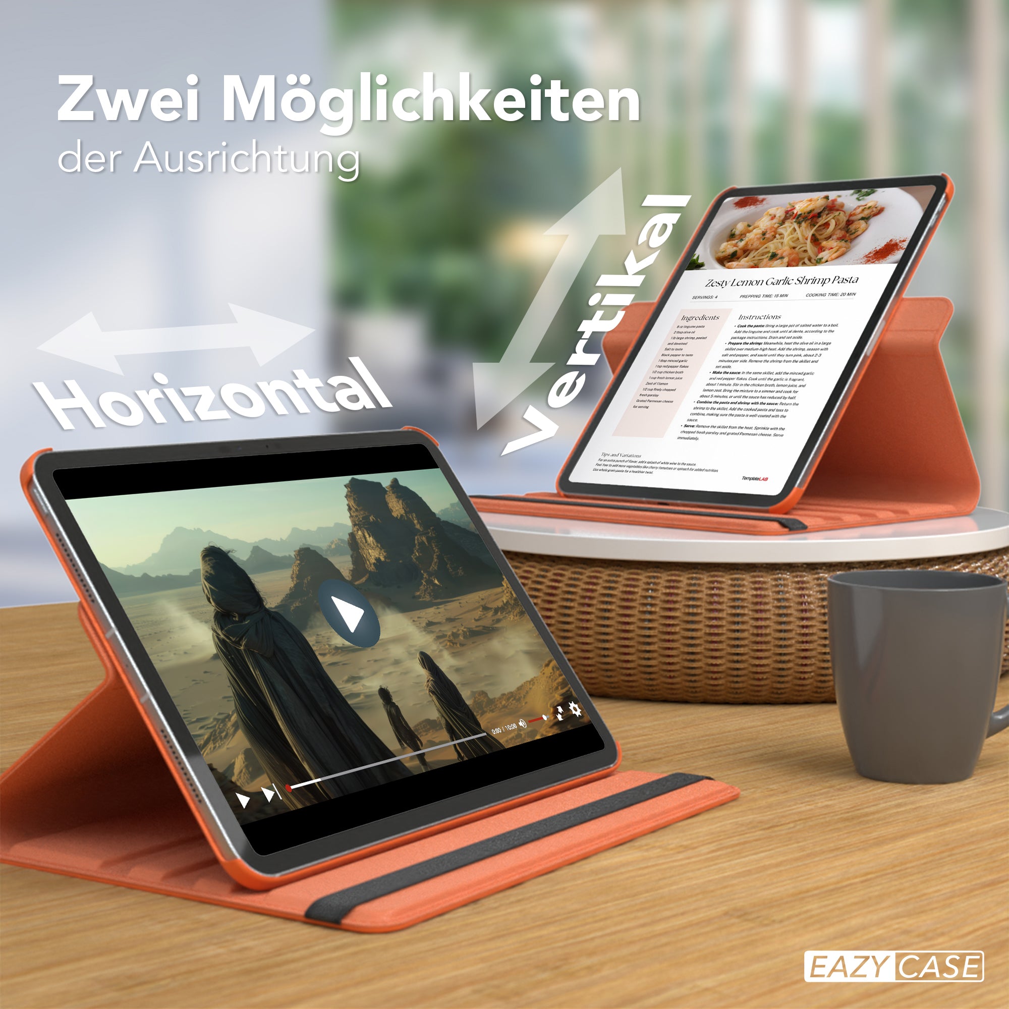 iPad Pro 11" (2024) drehbare Hülle