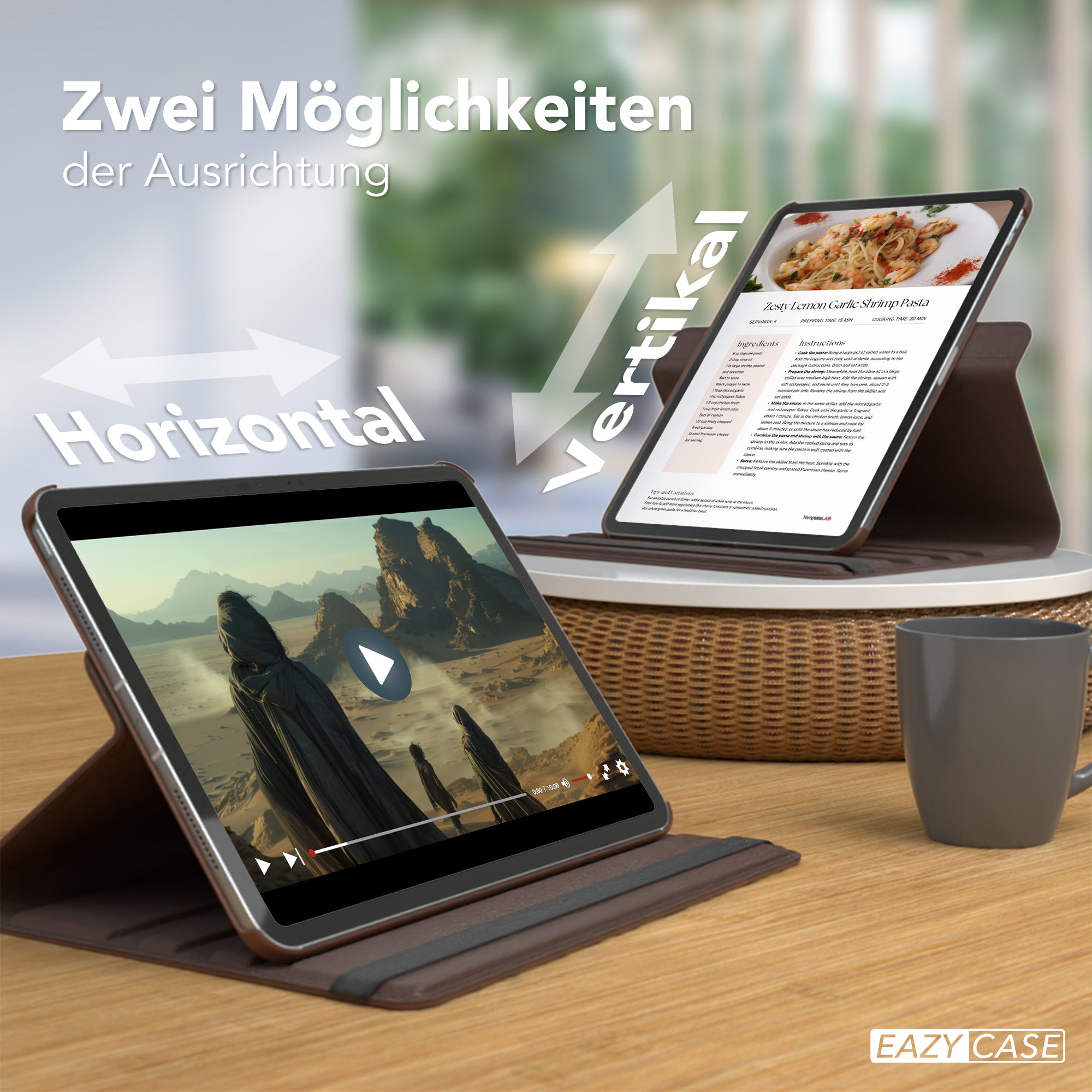 iPad Pro 11" (2024) drehbare Hülle