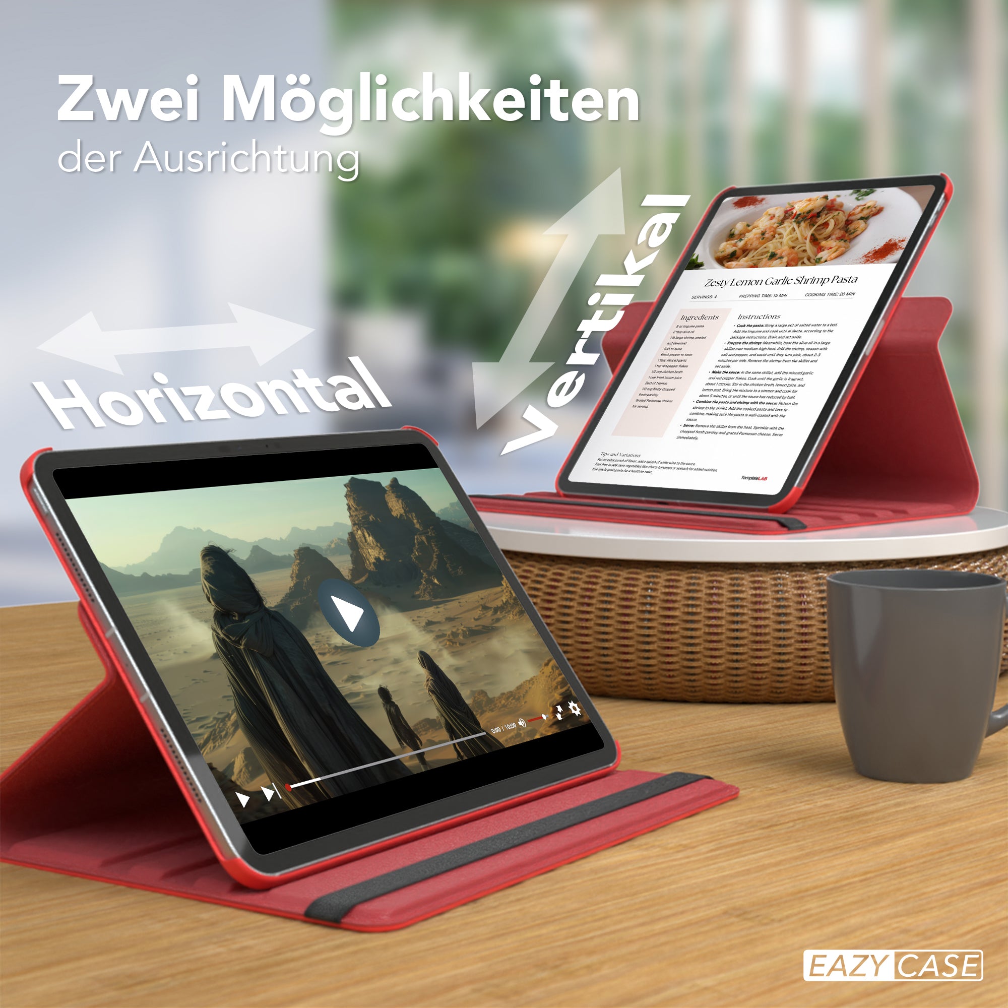 iPad Pro 11" (2024) drehbare Hülle