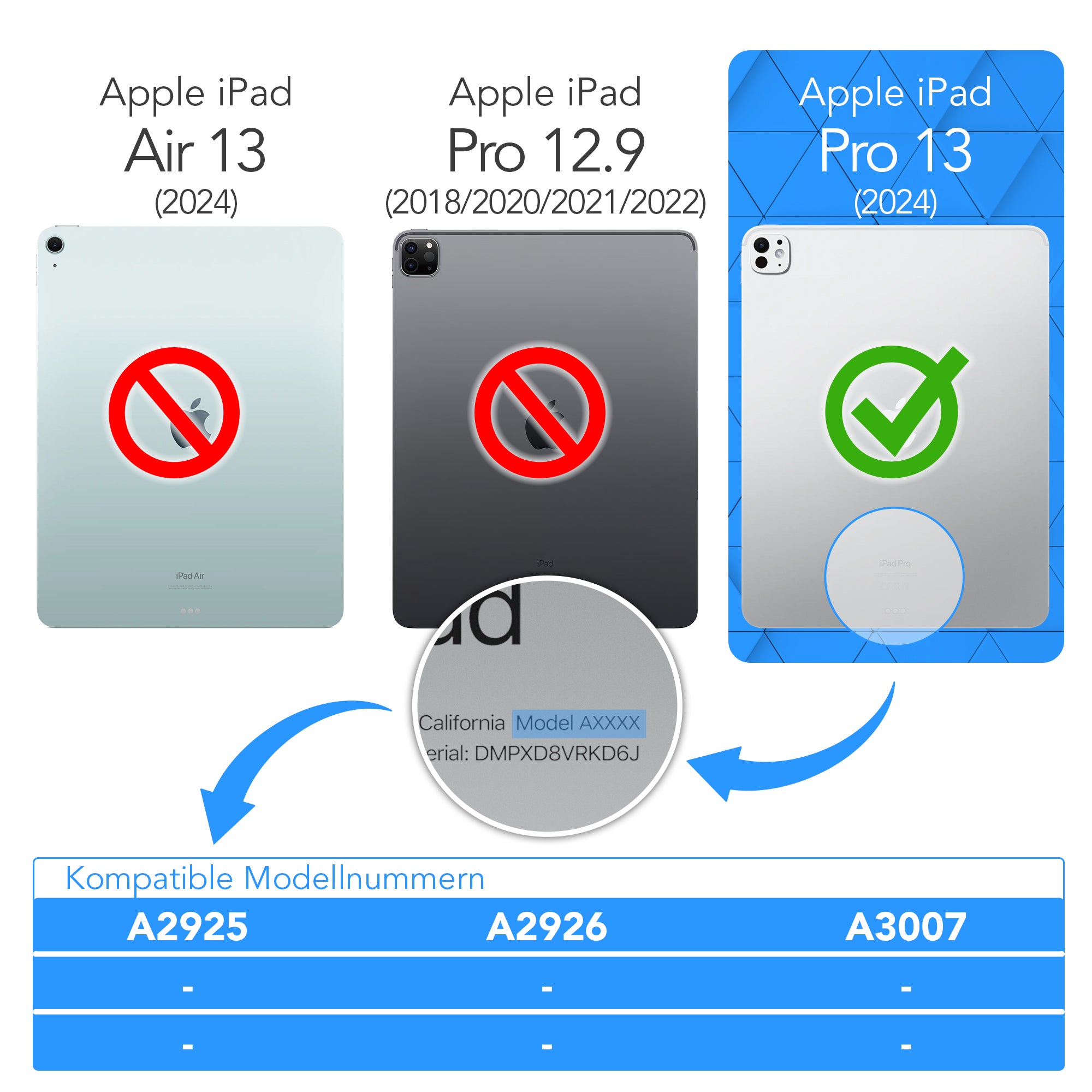 iPad Pro 13" (2024) Smartcase mit Stifthalter