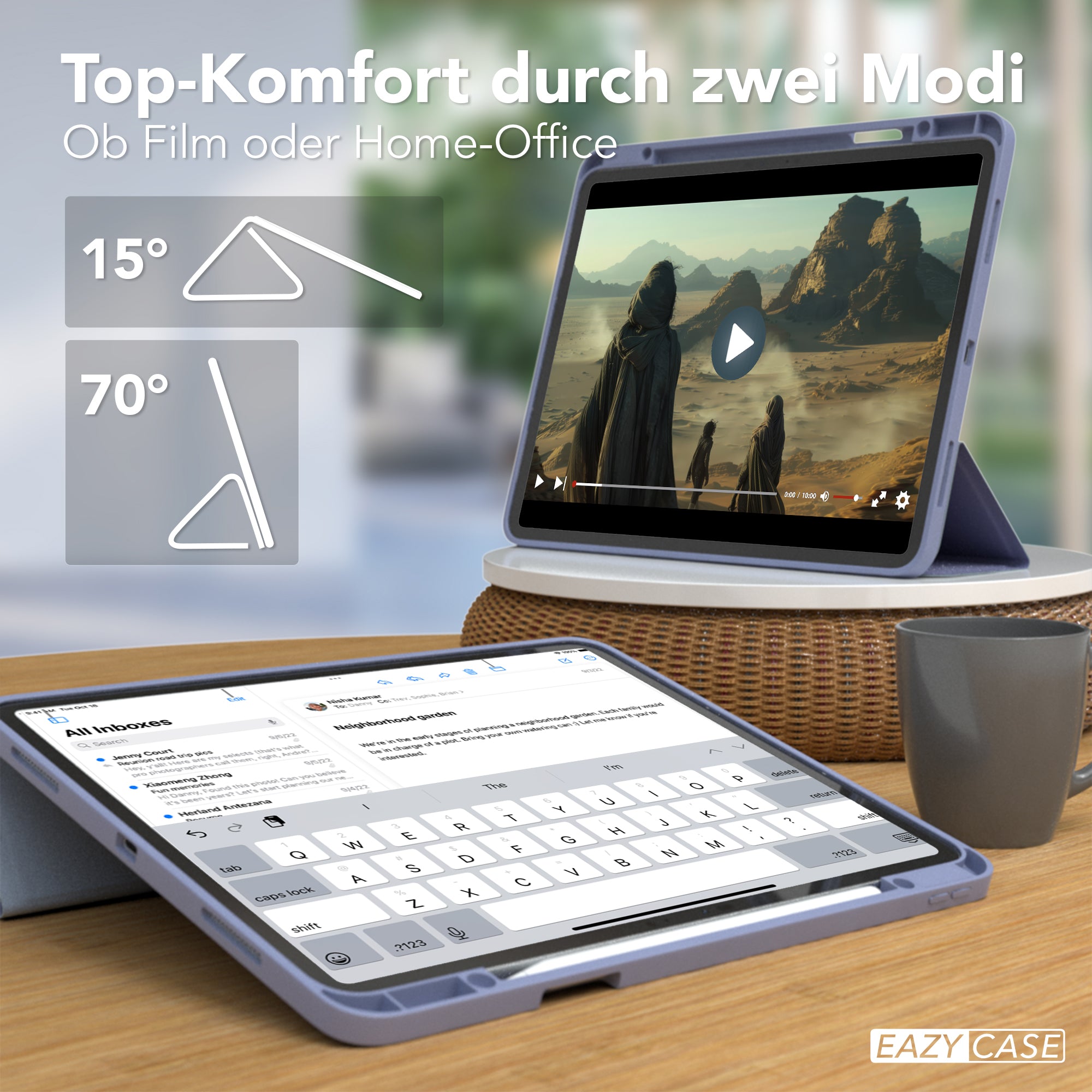 iPad Pro 13" (2024) Smartcase mit Stifthalter