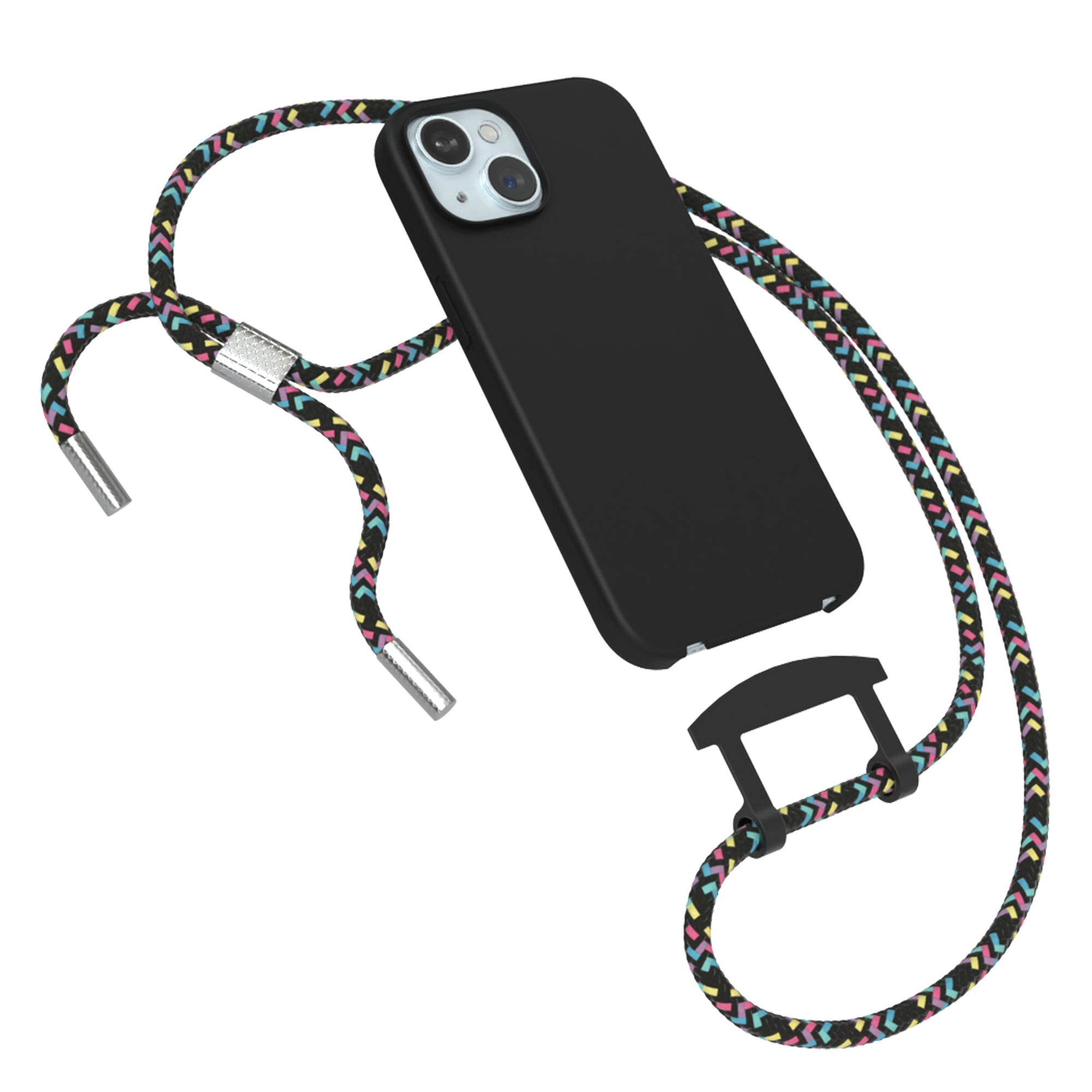 iPhone 15 2in1 Hülle mit Kordel