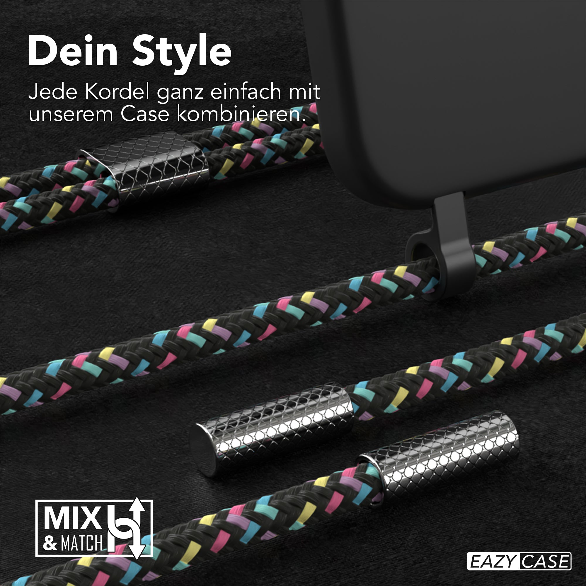 iPhone 15 2in1 Hülle mit Kordel