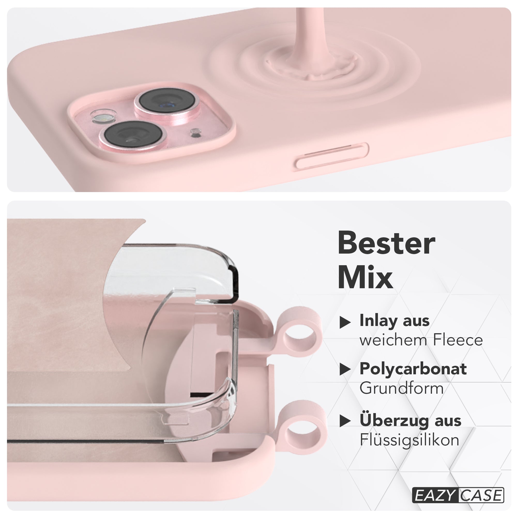 iPhone 15 2in1 Hülle mit Kordel