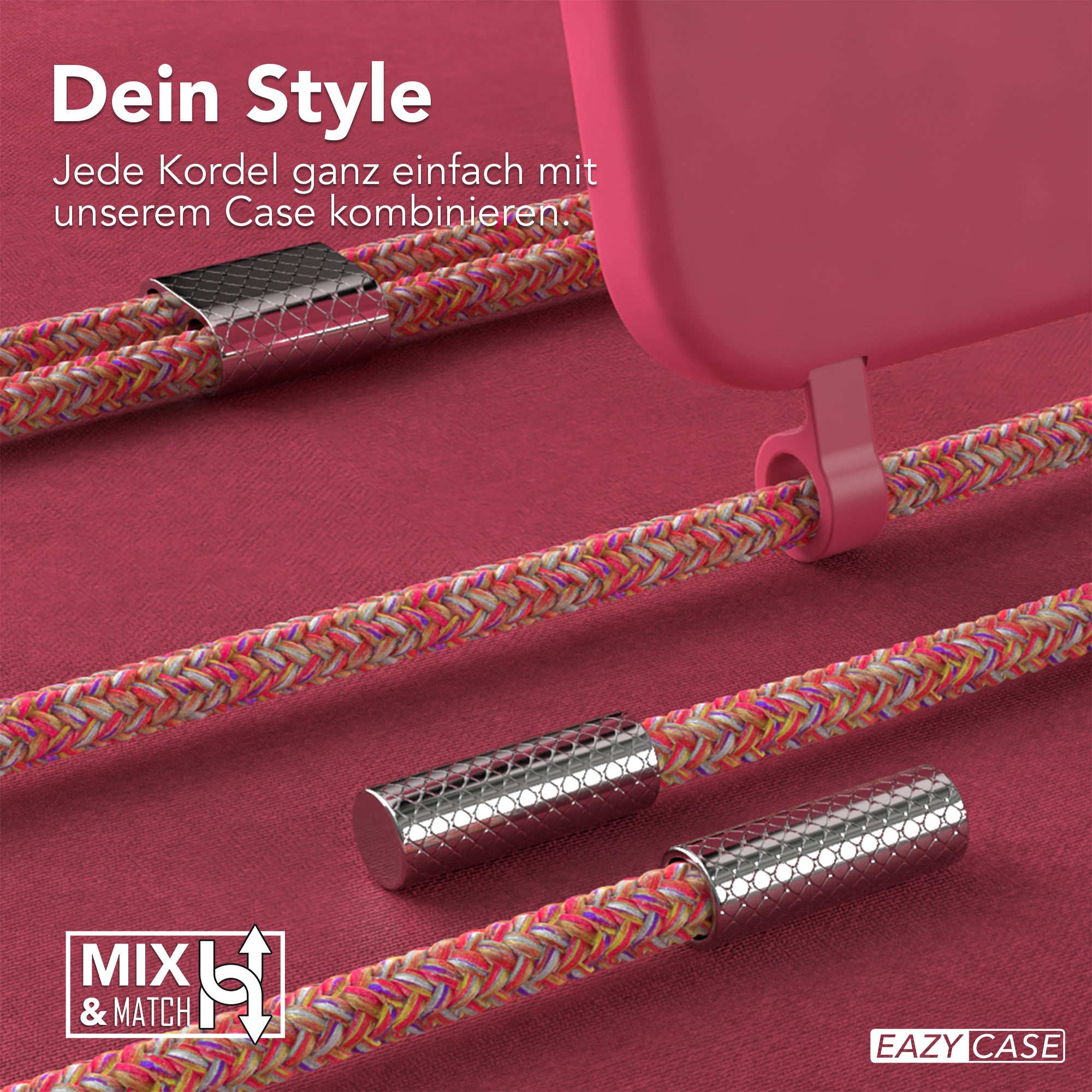 iPhone 15 2in1 Hülle mit Kordel