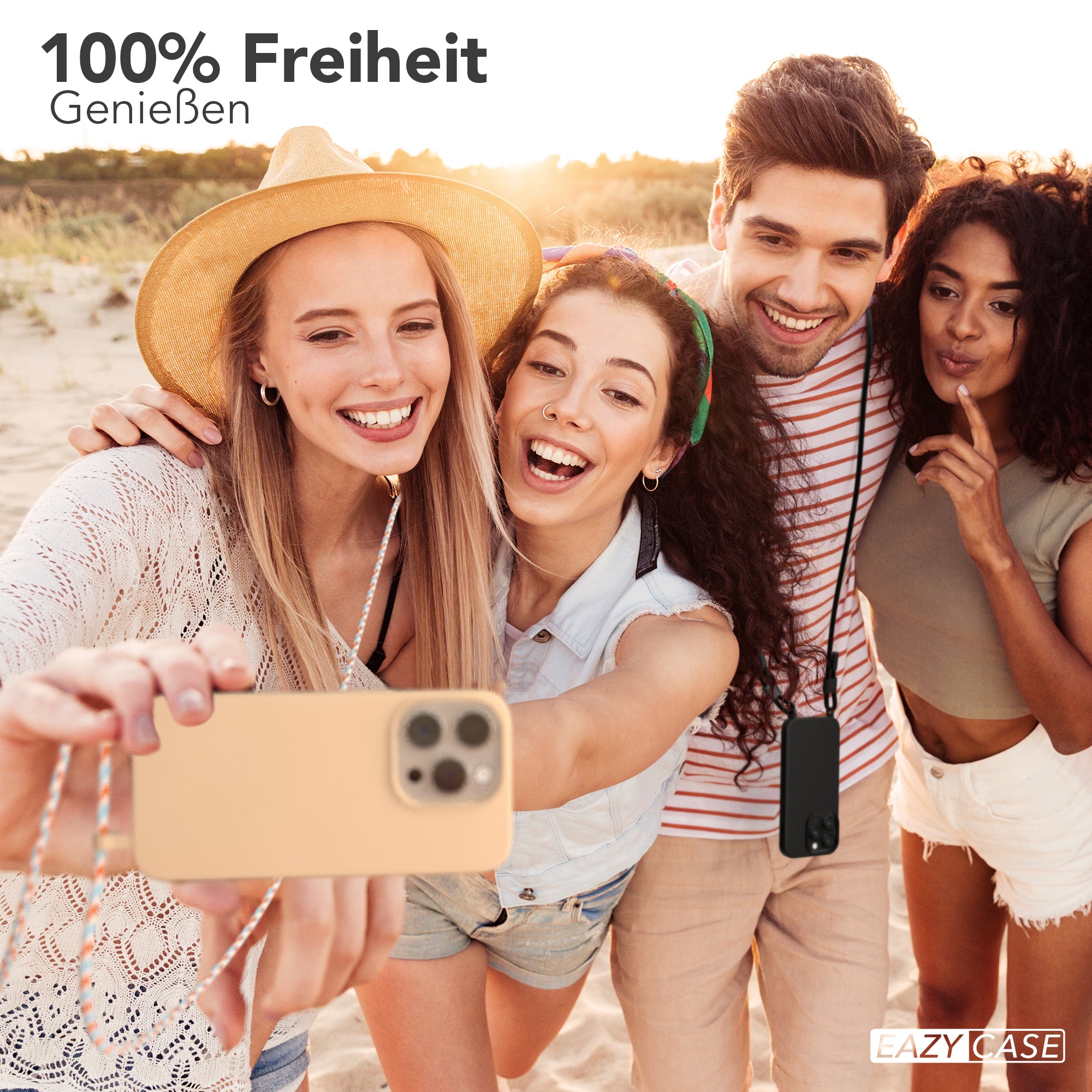 iPhone 15 Pro 2in1 Hülle mit Kordel