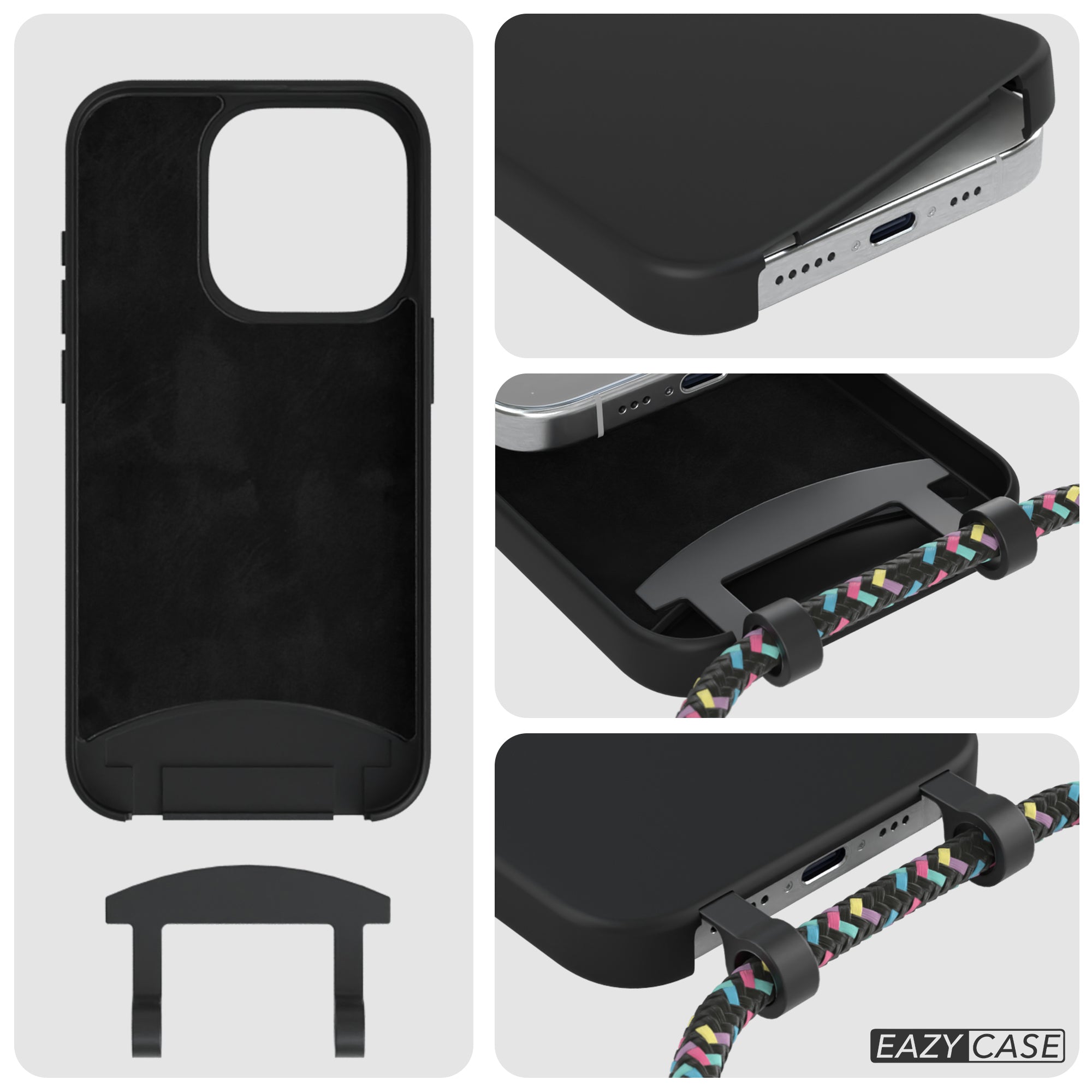 iPhone 15 Pro 2in1 Hülle mit Kordel
