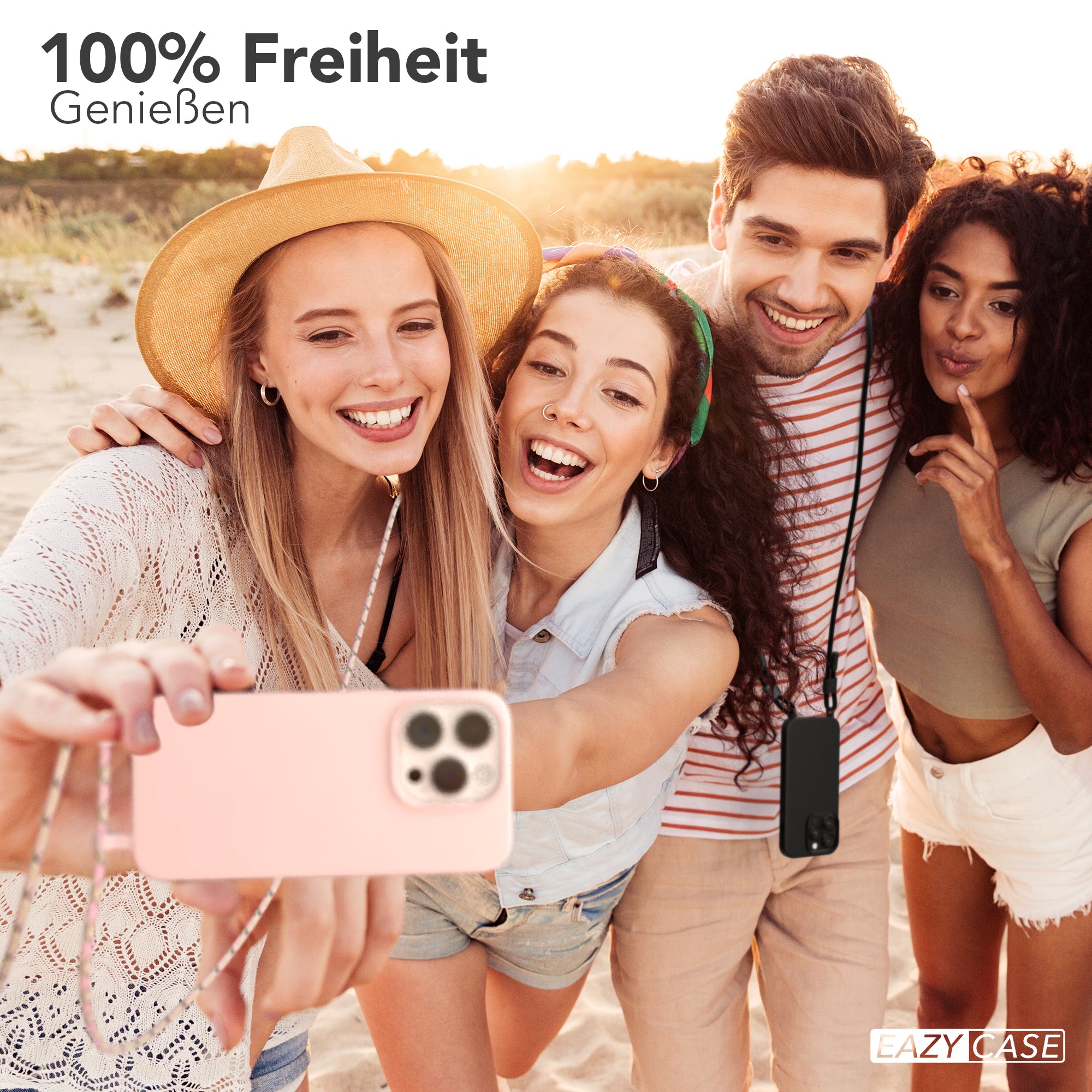 iPhone 15 Pro 2in1 Hülle mit Kordel