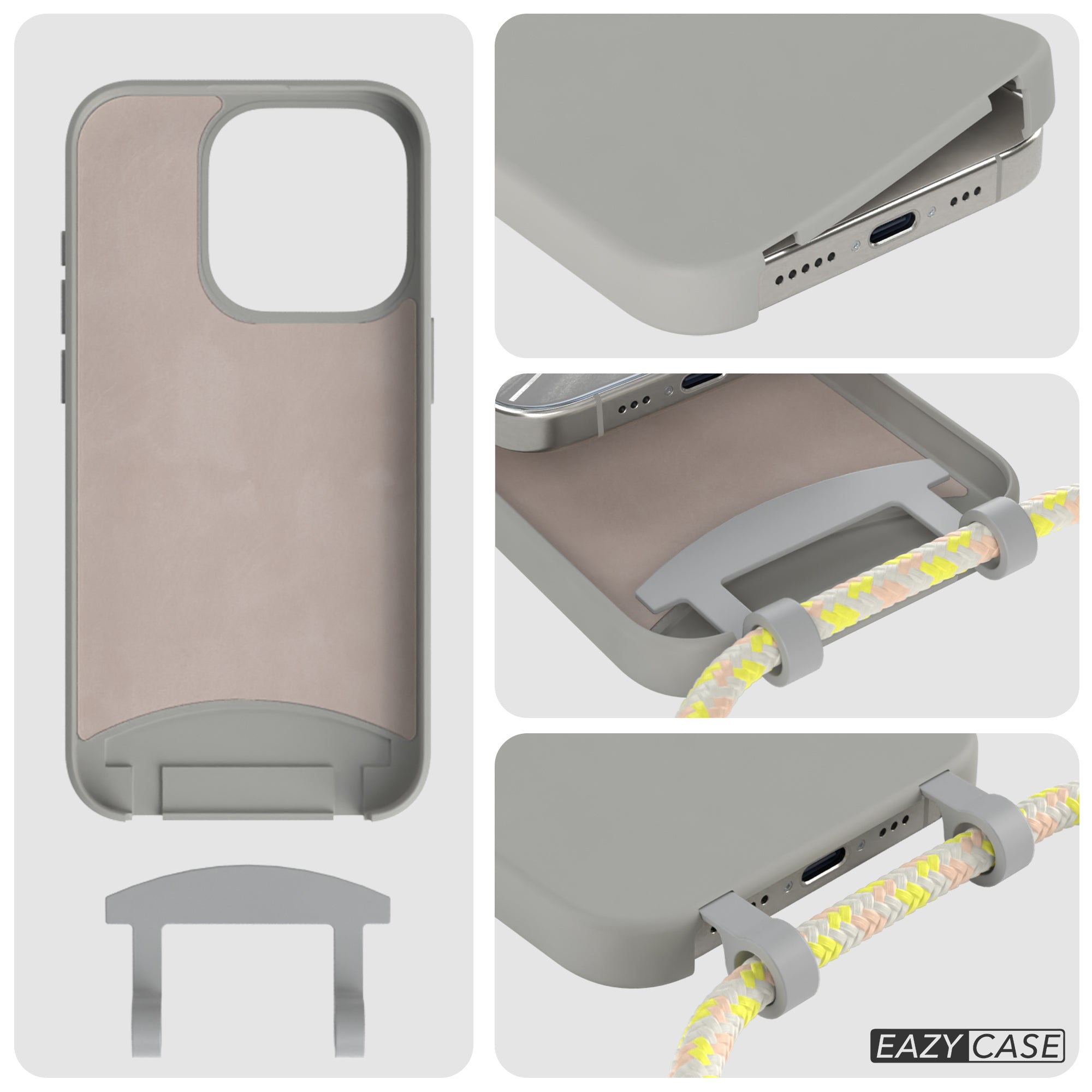 iPhone 15 Pro 2in1 Hülle mit Kordel