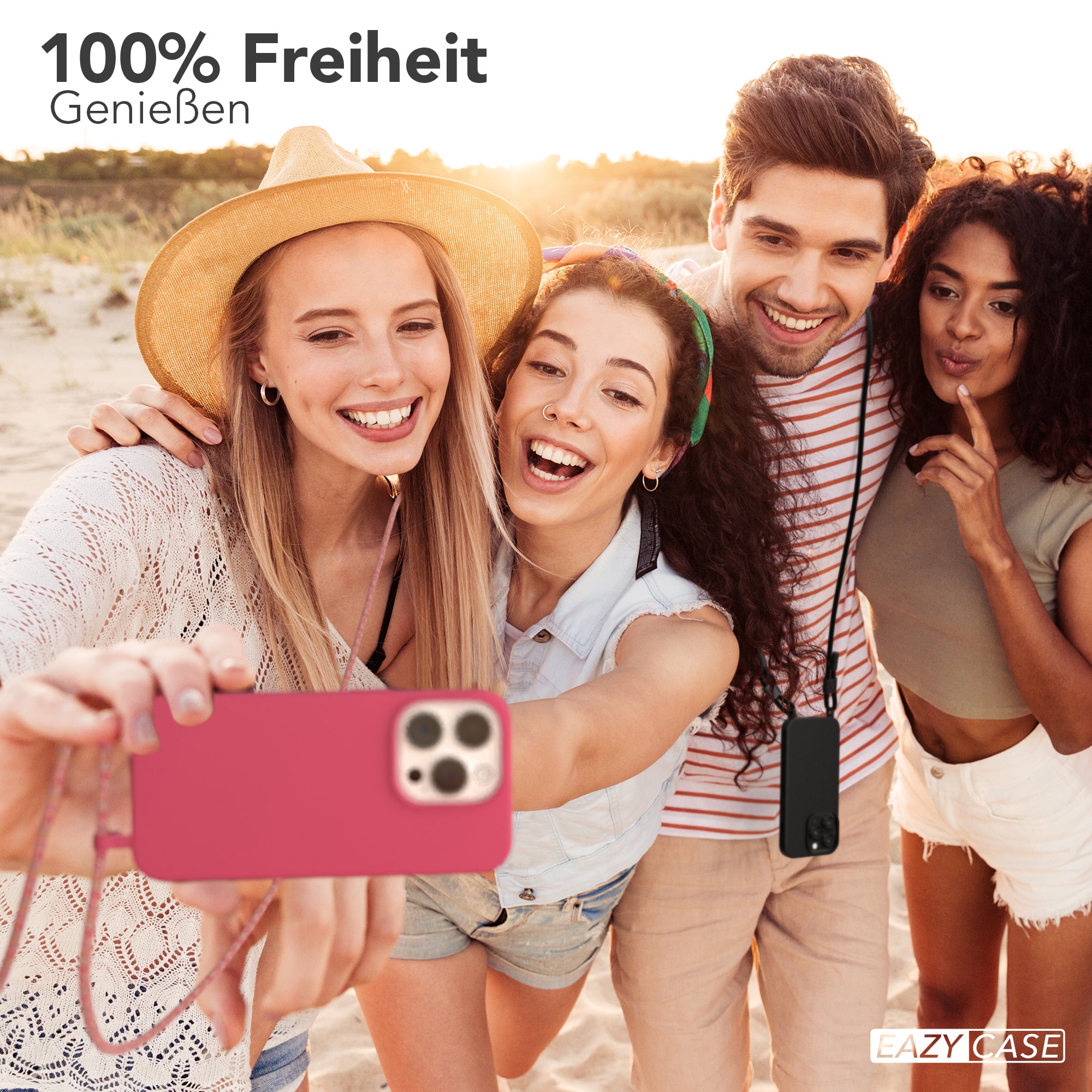 iPhone 15 Pro 2in1 Hülle mit Kordel