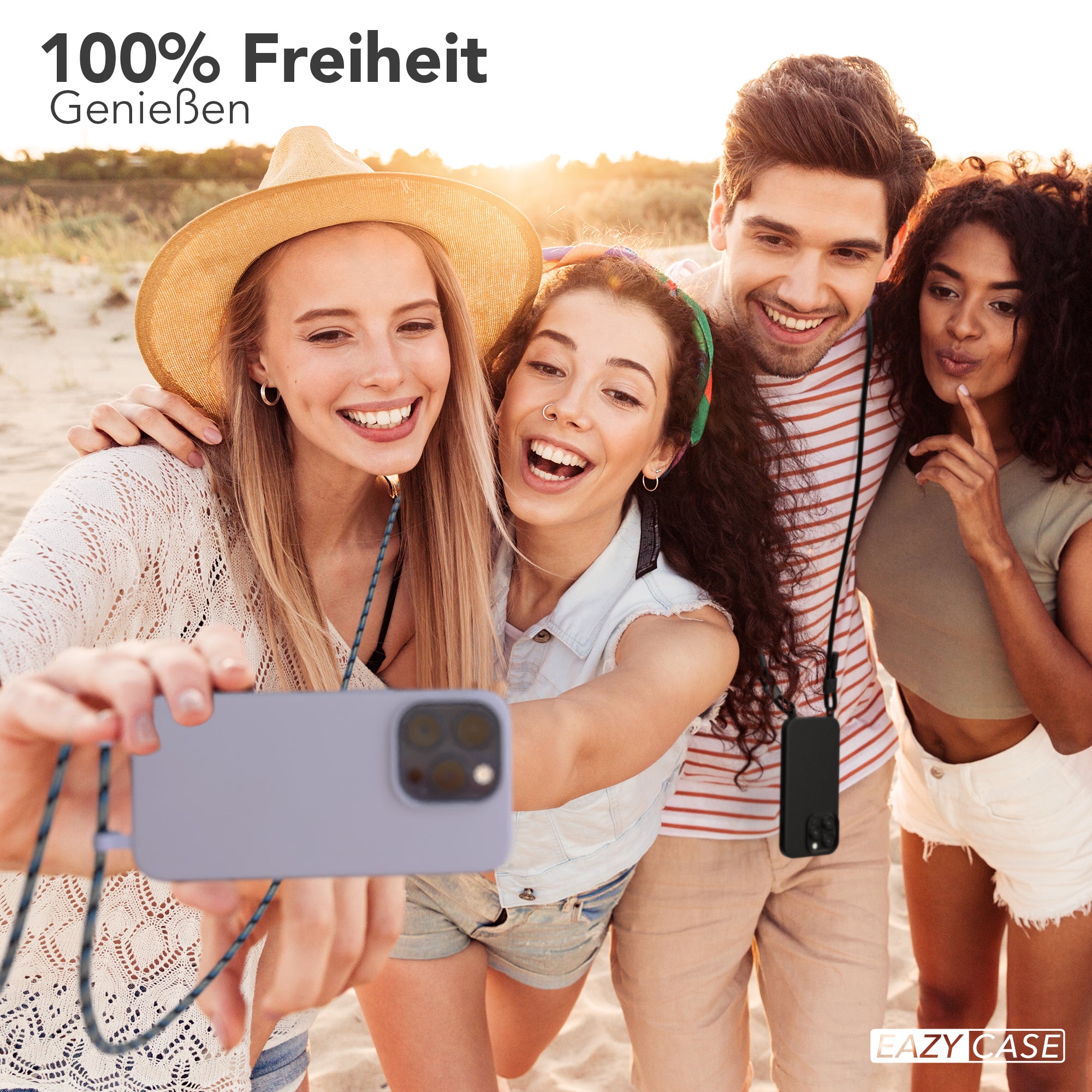 iPhone 15 Pro 2in1 Hülle mit Kordel