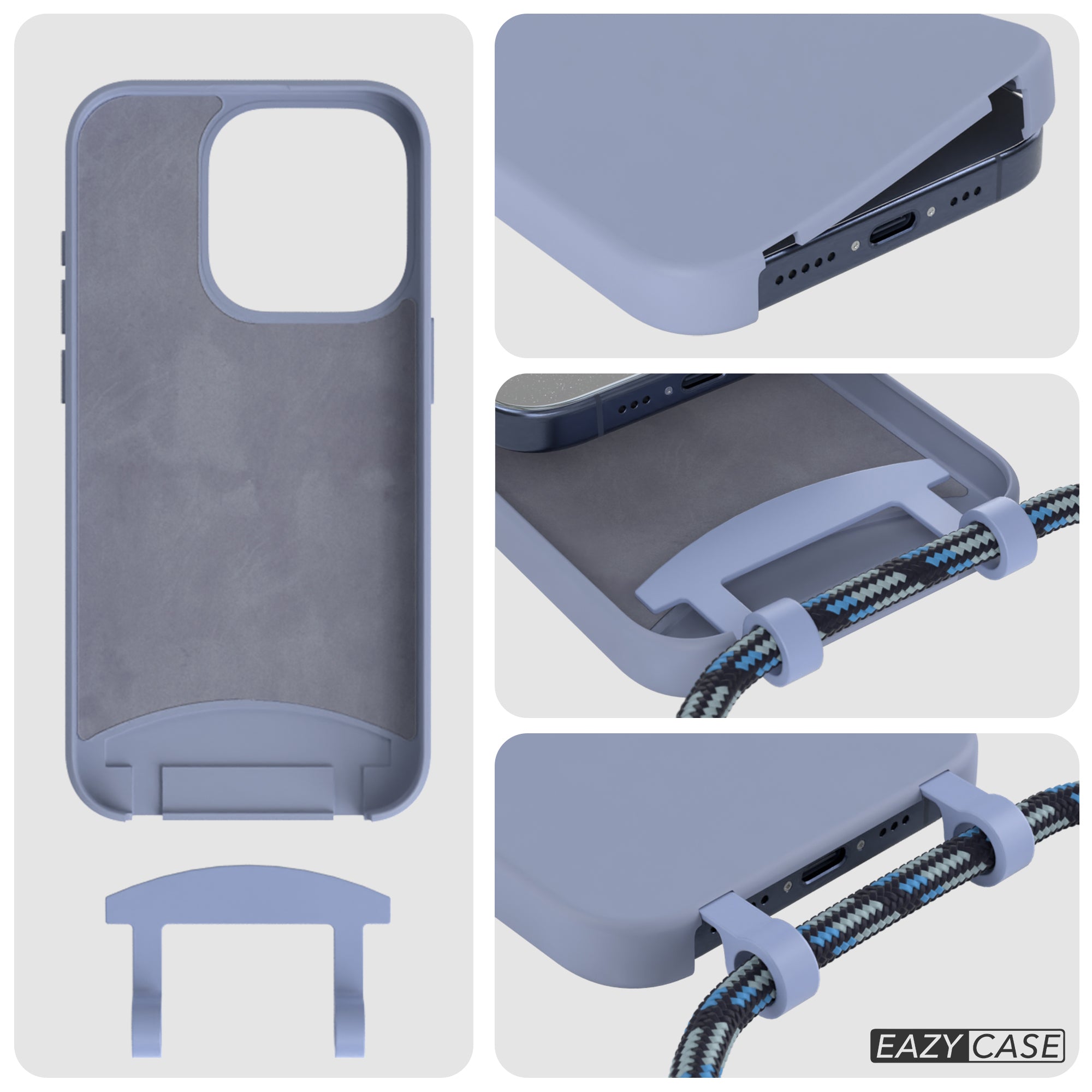iPhone 15 Pro 2in1 Hülle mit Kordel