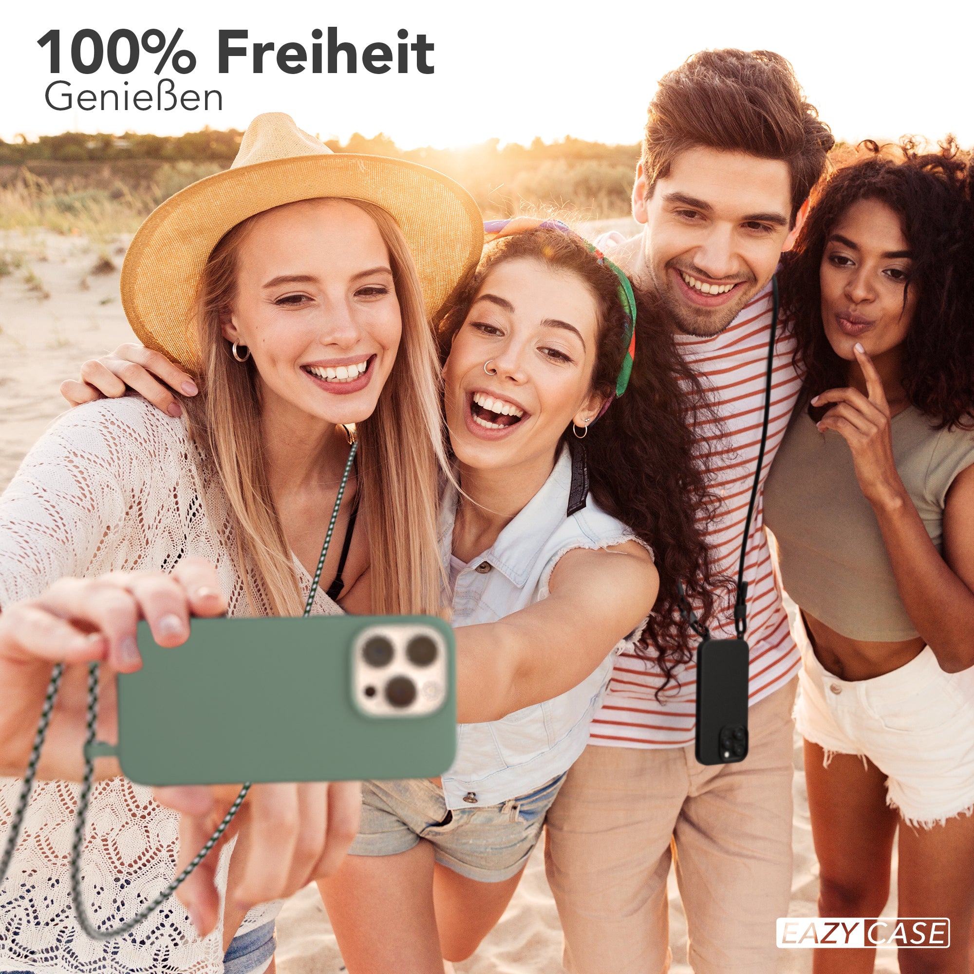 iPhone 15 Pro 2in1 Hülle mit Kordel