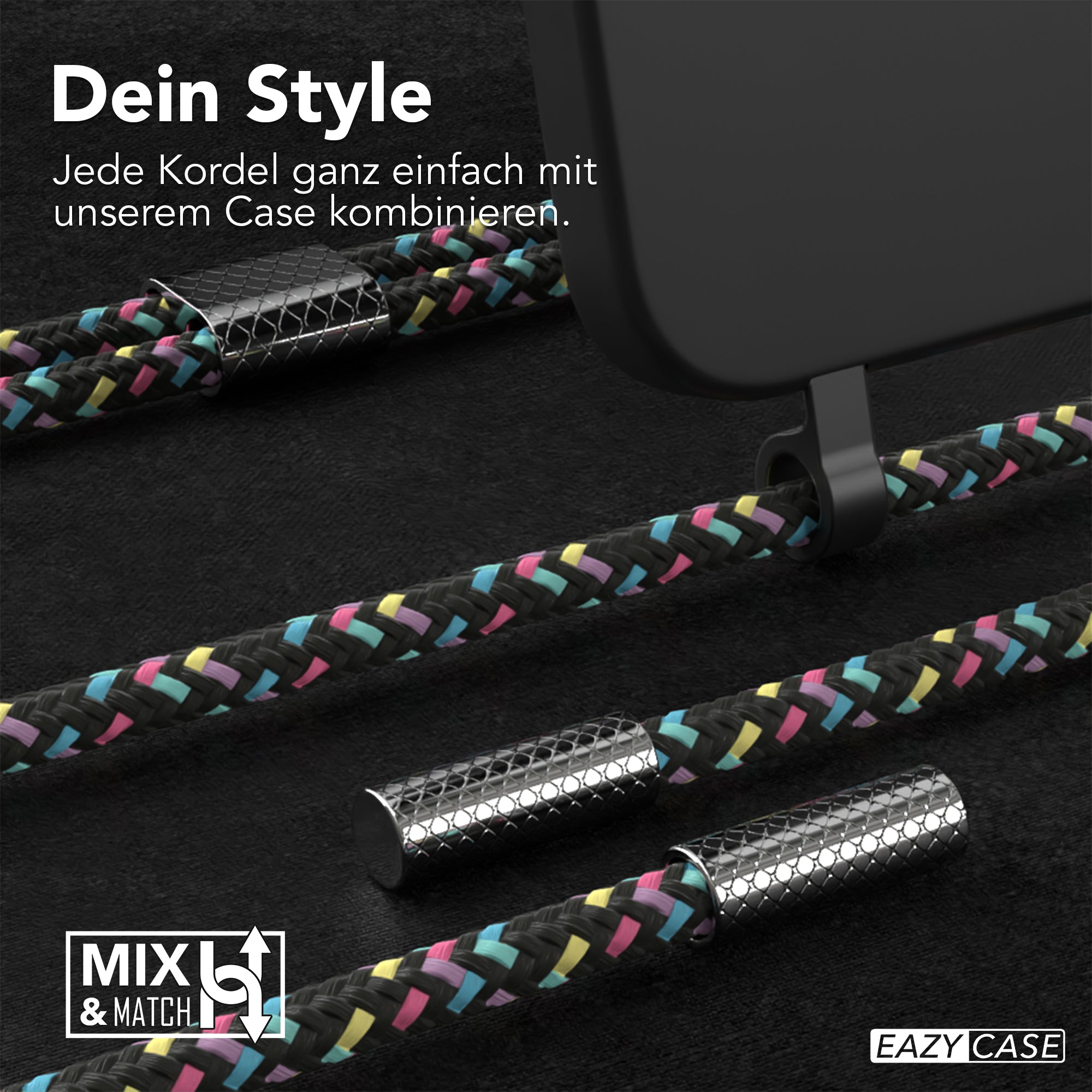 iPhone 15 Plus 2in1 Hülle mit Kordel