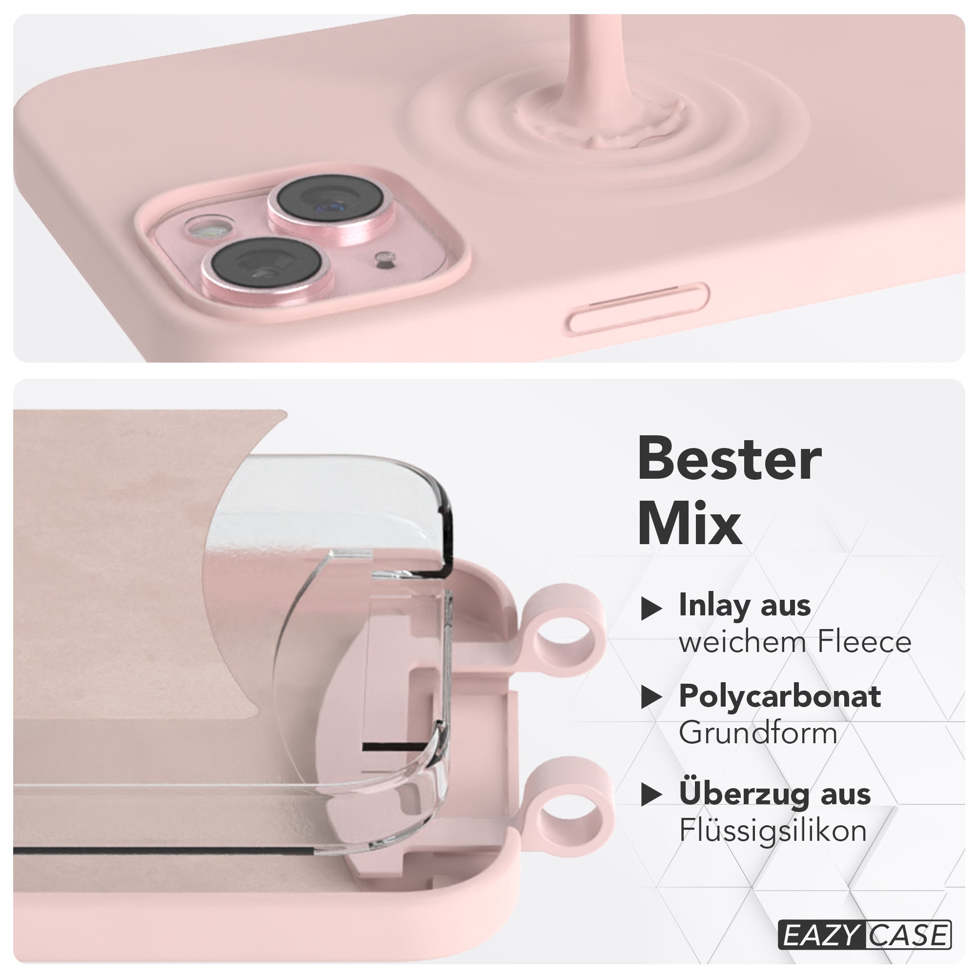 iPhone 15 Plus 2in1 Hülle mit Kordel