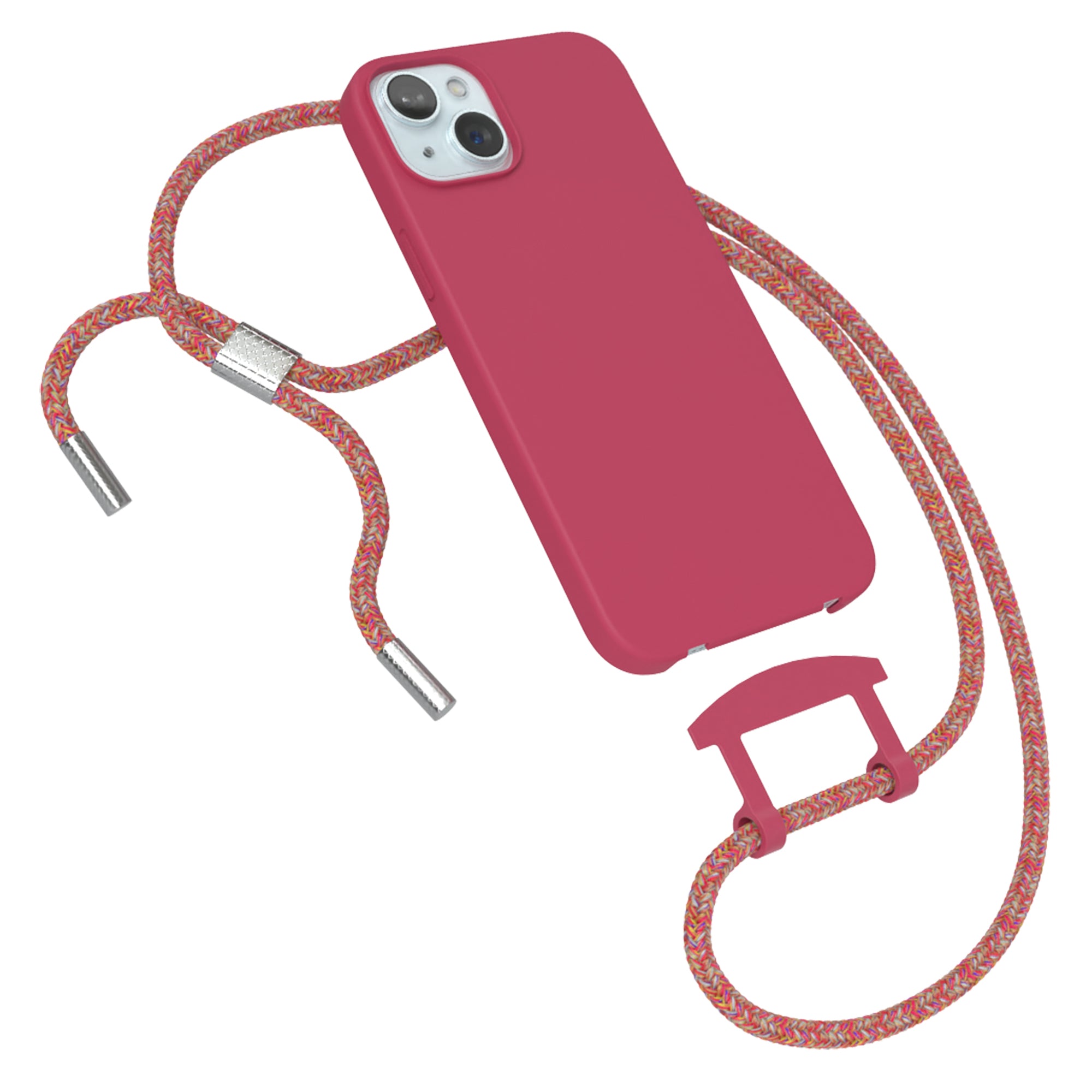iPhone 15 Plus 2in1 Hülle mit Kordel