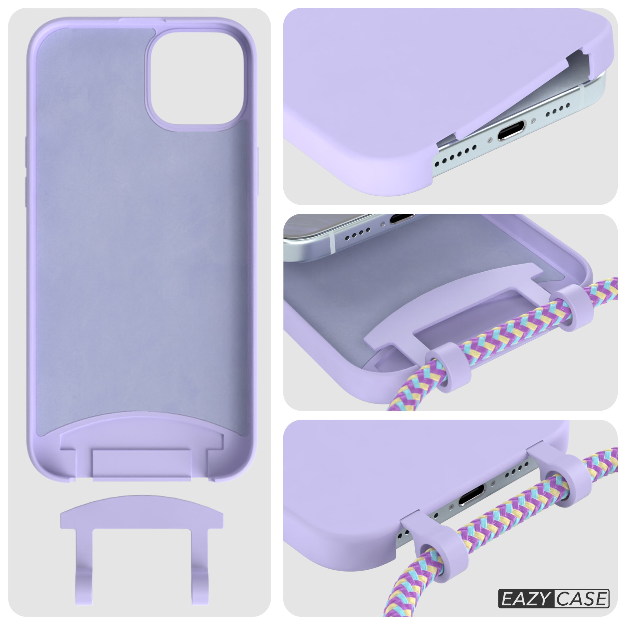 iPhone 15 Plus 2in1 Hülle mit Kordel