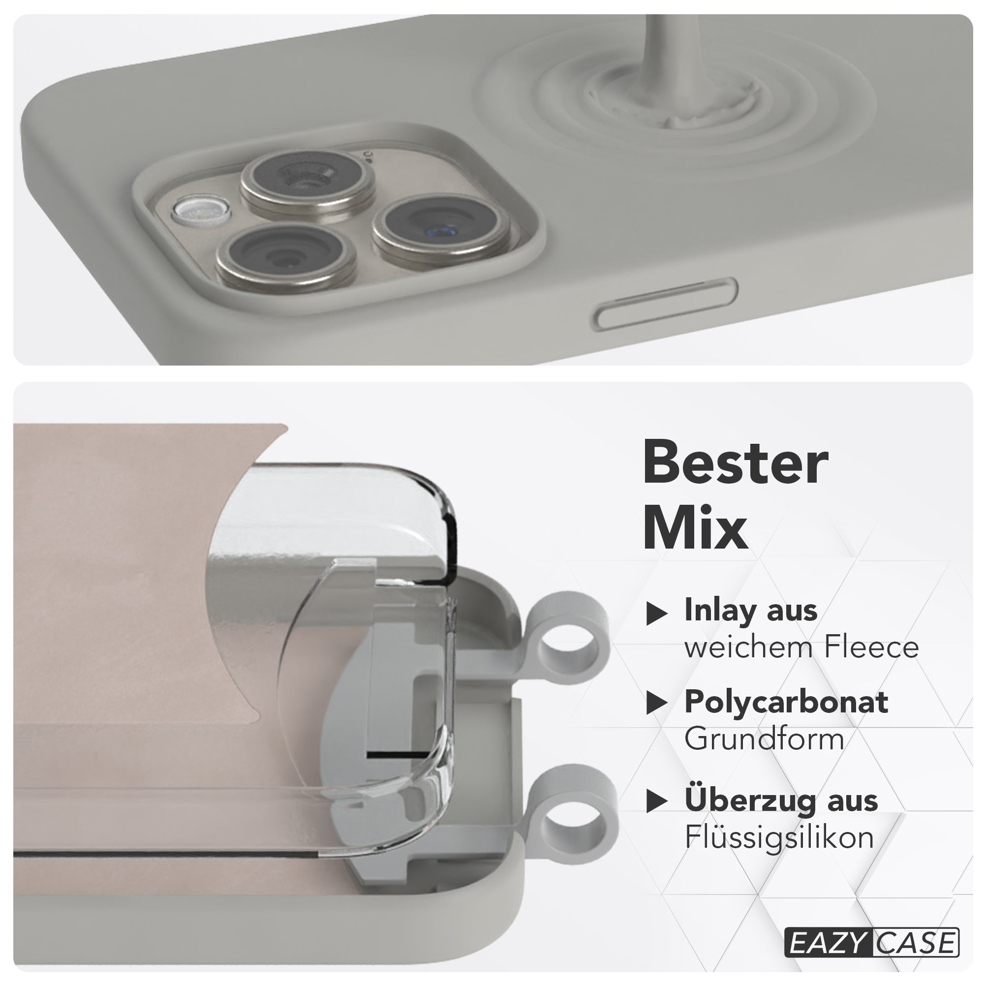 iPhone 15 Pro Max 2in1 Hülle mit Kordel