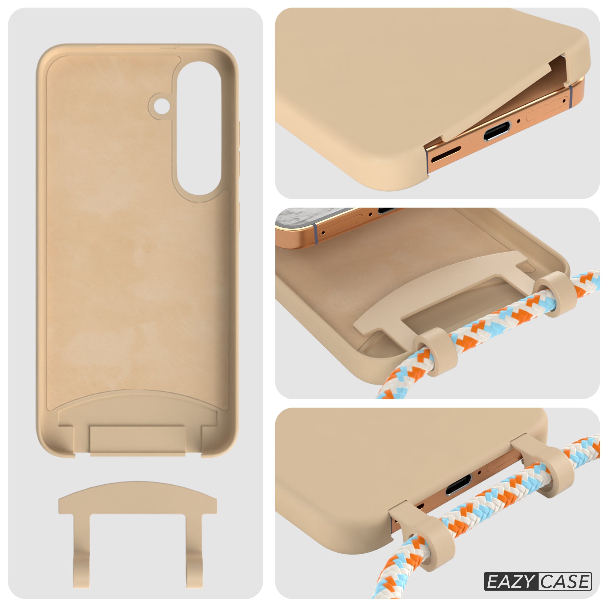 Galaxy S24 2in1 Hülle mit Kordel