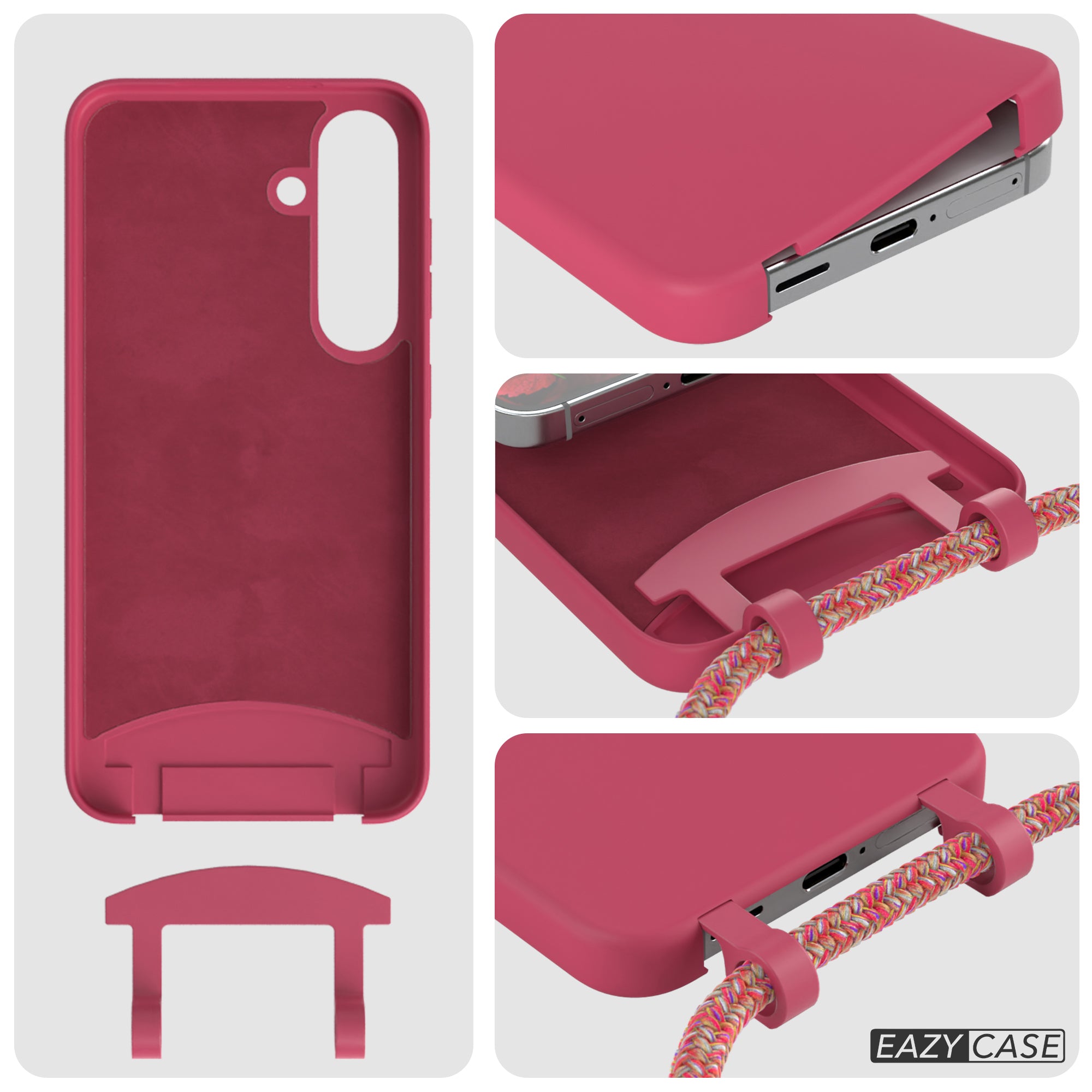 Galaxy S24 2in1 Hülle mit Kordel