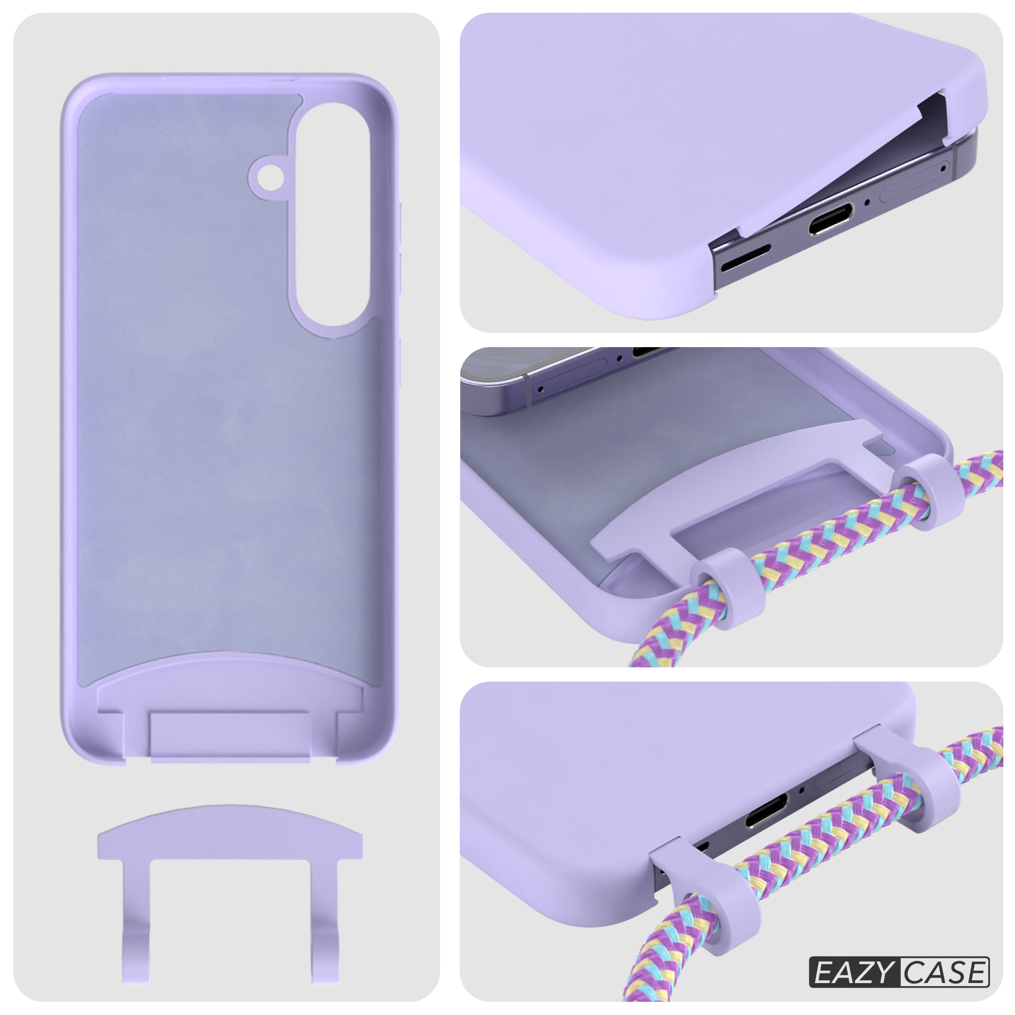 Galaxy S24 2in1 Hülle mit Kordel