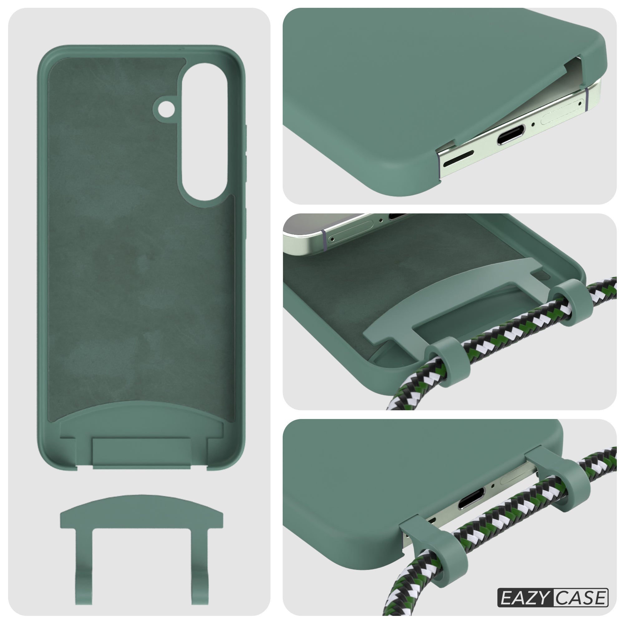 Galaxy S24 2in1 Hülle mit Kordel