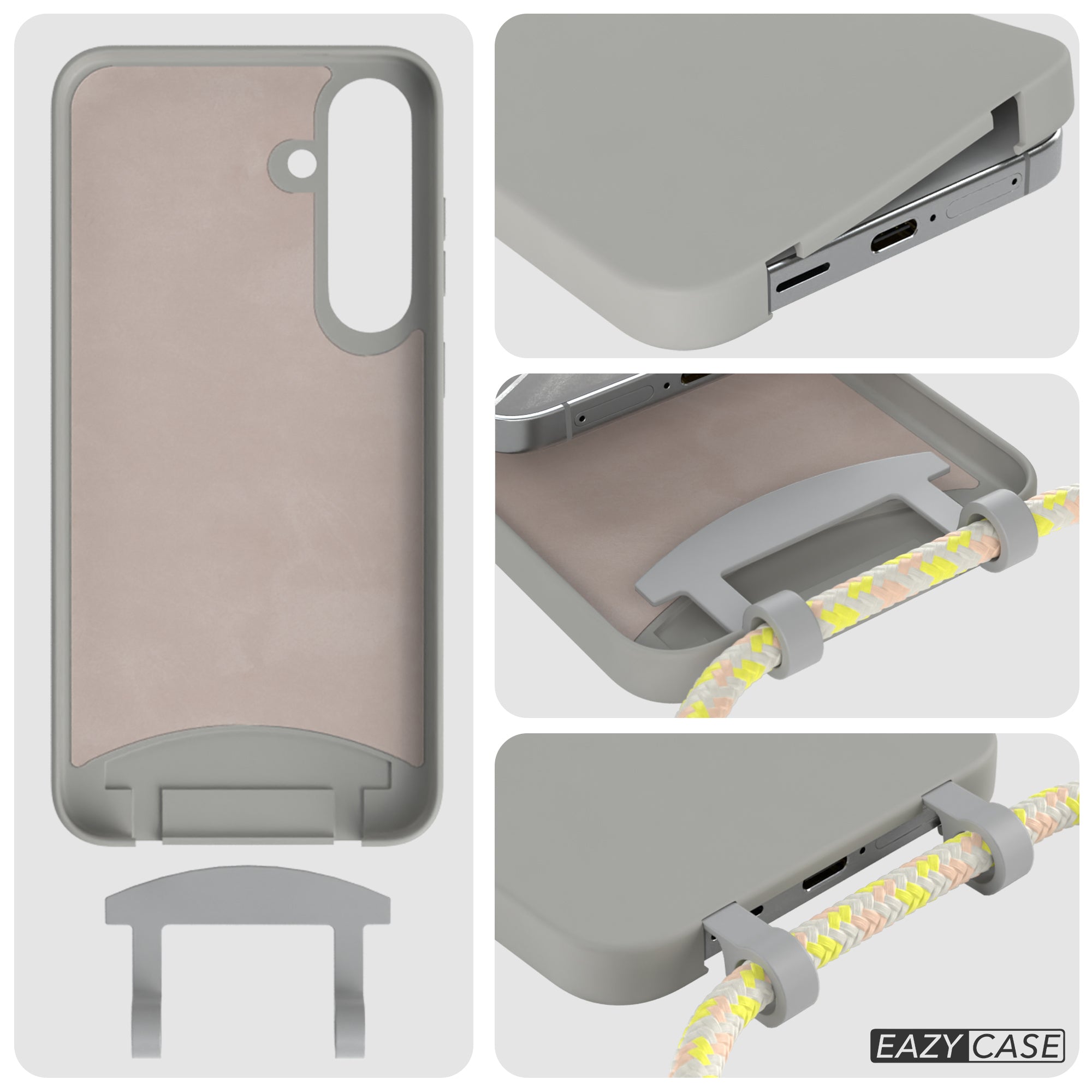 Galaxy S24 Plus 2in1 Hülle mit Kordel