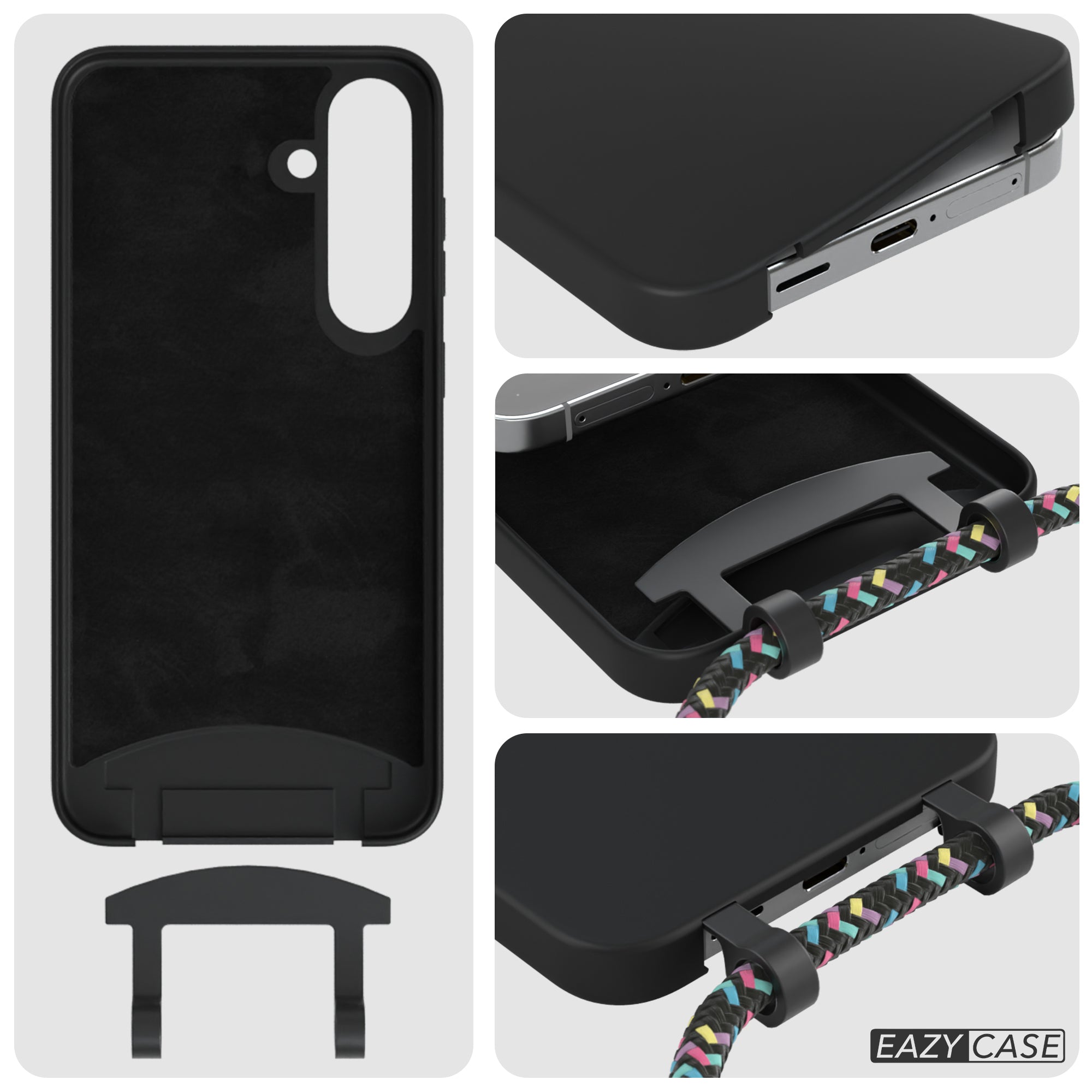 Galaxy S24 Plus 2in1 Hülle mit Kordel