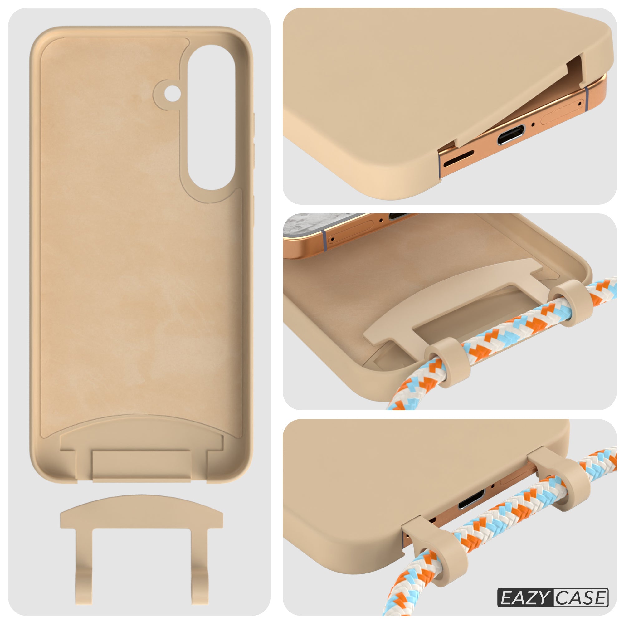 Galaxy S24 Plus 2in1 Hülle mit Kordel