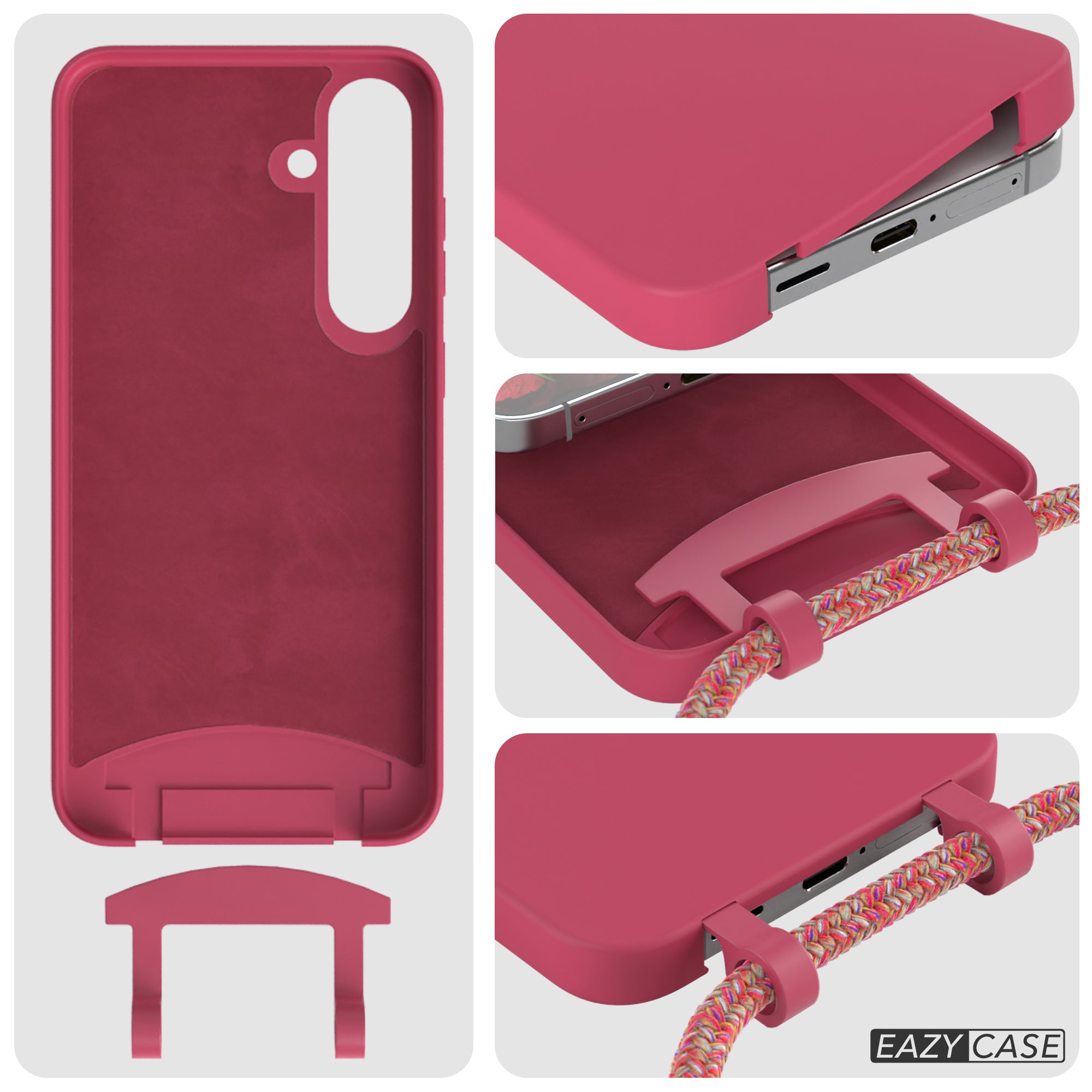 Galaxy S24 Plus 2in1 Hülle mit Kordel