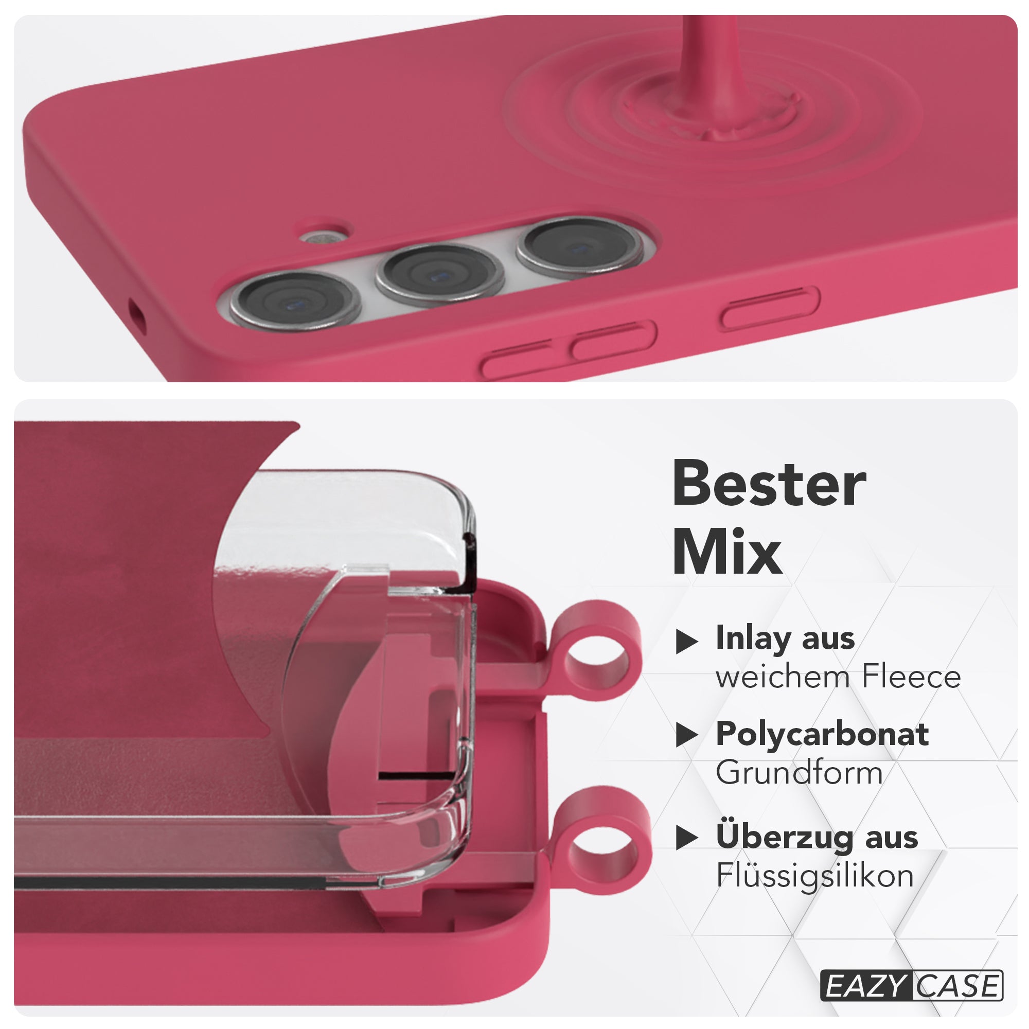 Galaxy S24 Plus 2in1 Hülle mit Kordel