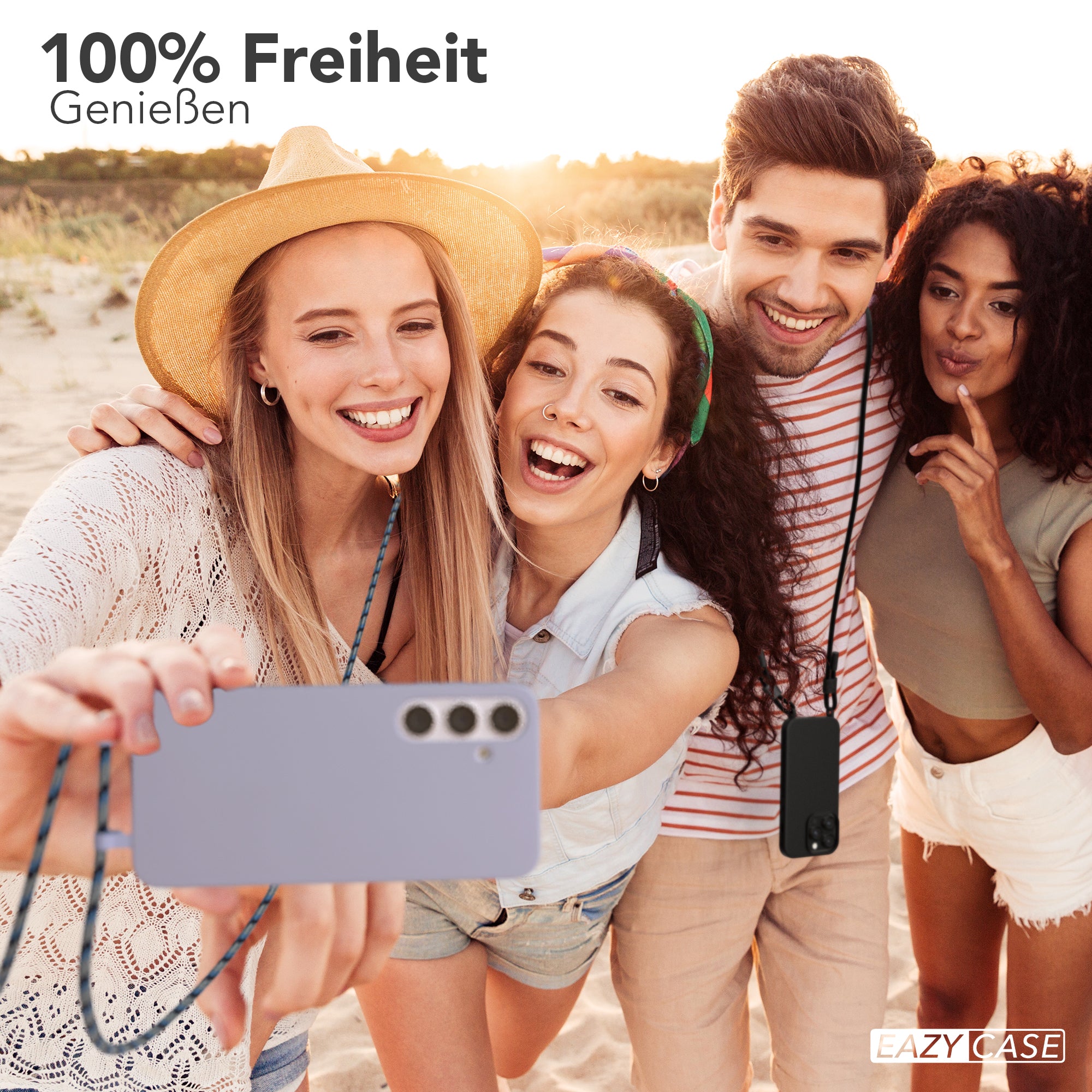 Galaxy S24 Plus 2in1 Hülle mit Kordel